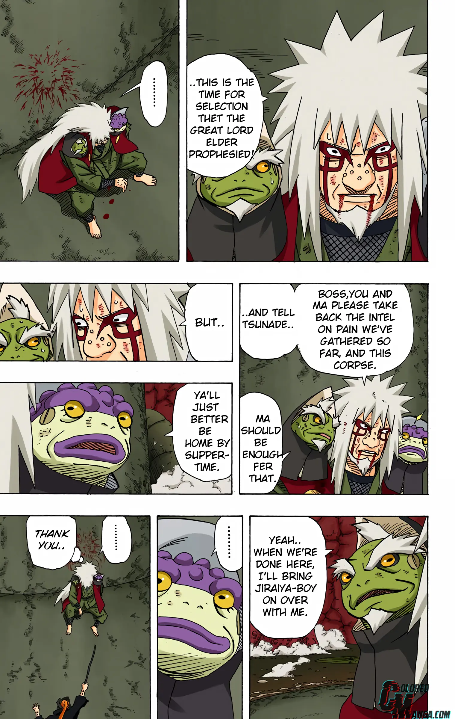 Naruto Colored Manga Online, chapter 381, page 11