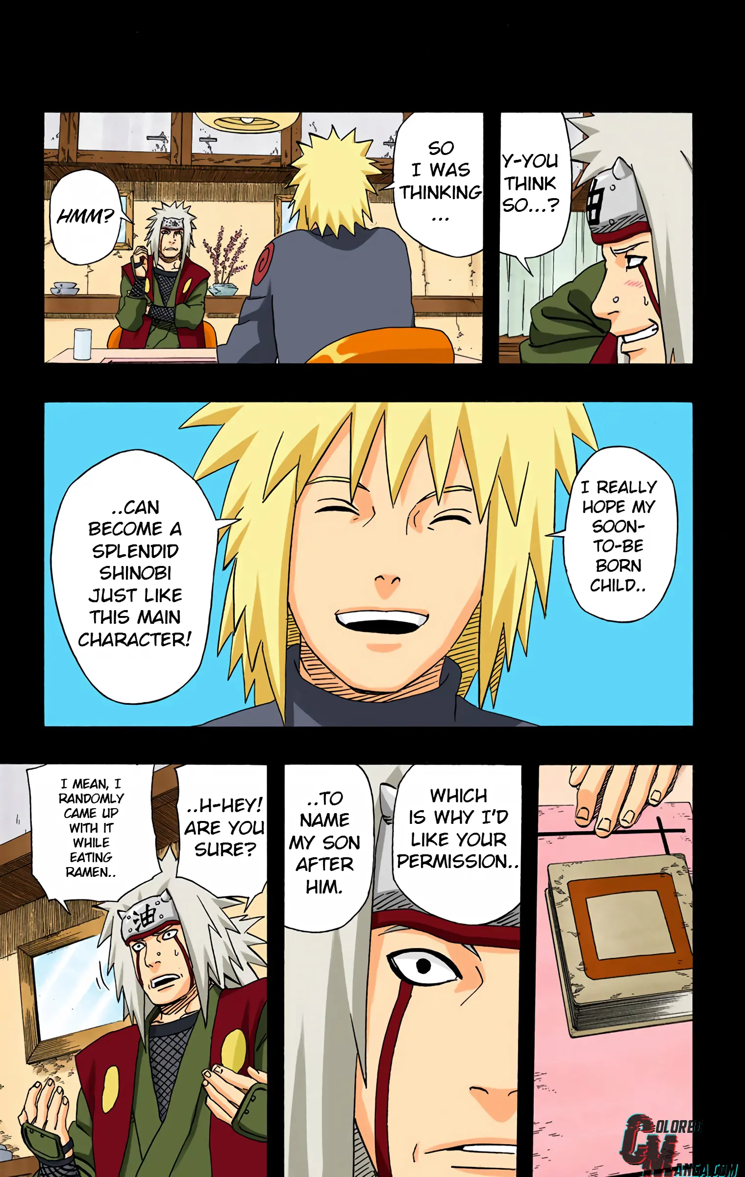 Naruto Colored Manga Online, chapter 382, page 9