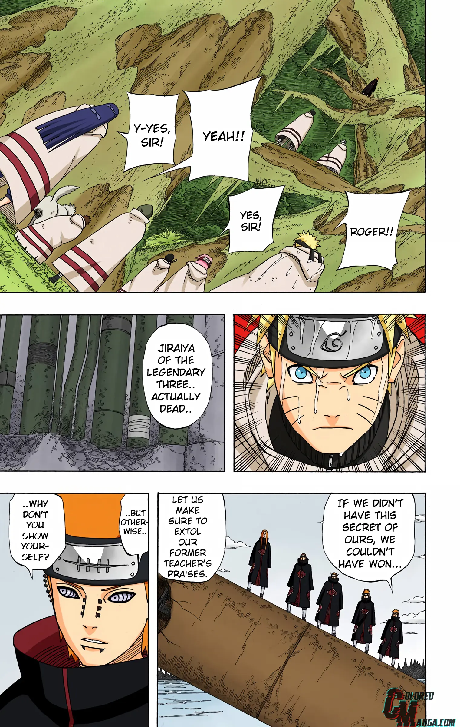 Naruto Colored Manga Online, chapter 383, page 13