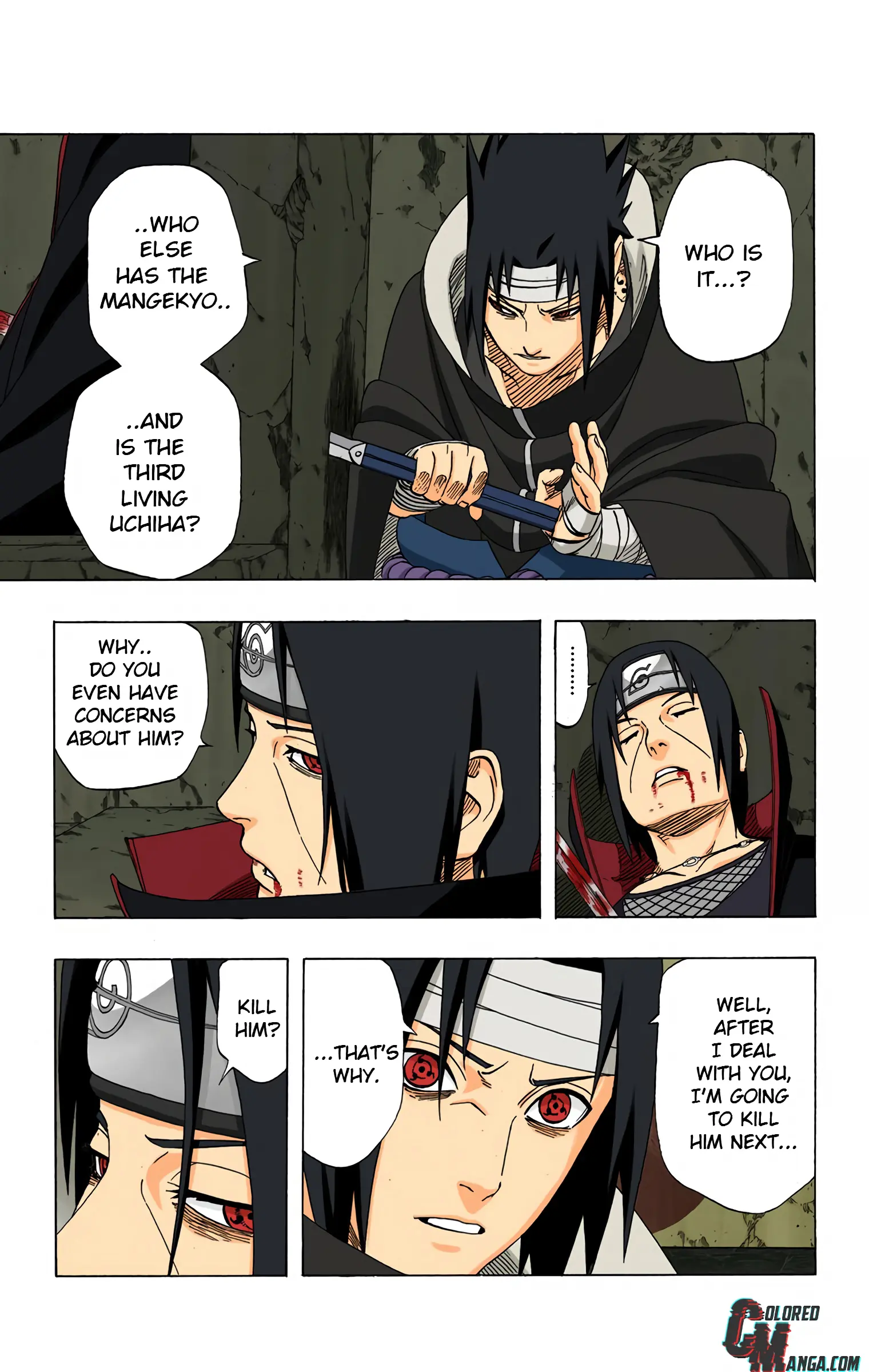 Naruto Colored Manga Online, chapter 385, page 3
