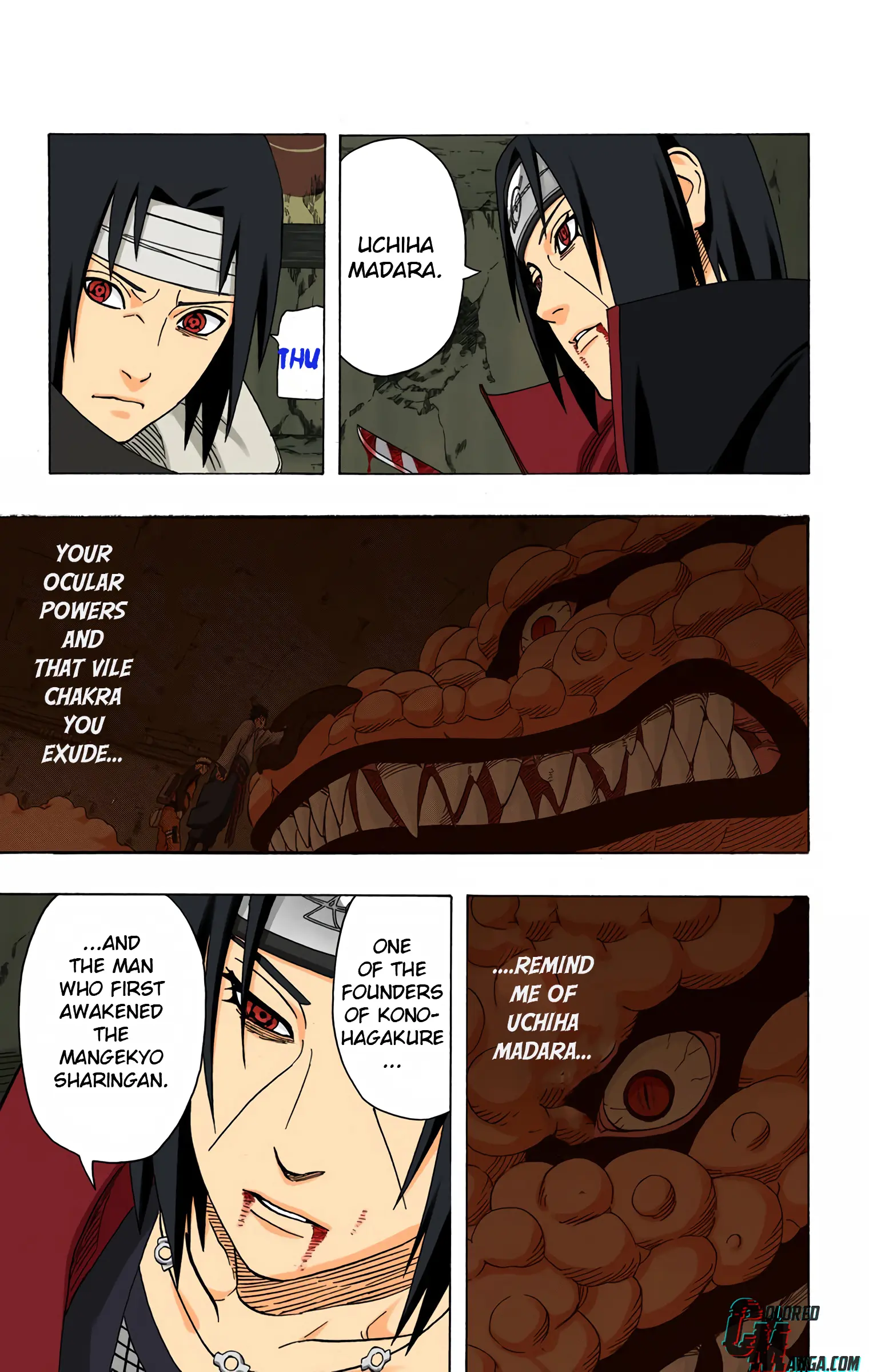 Naruto Colored Manga Online, chapter 385, page 5