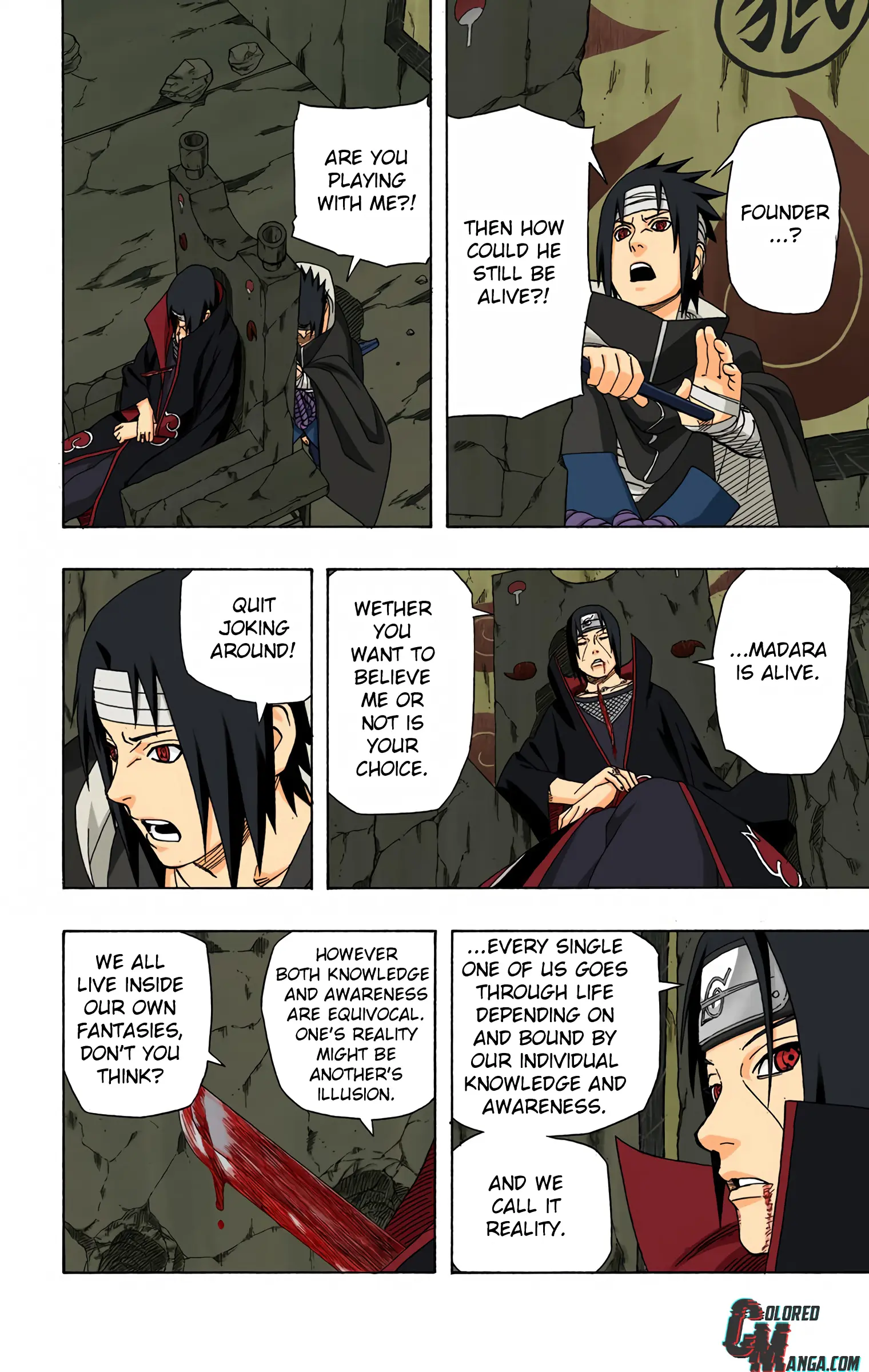 Naruto Colored Manga Online, chapter 385, page 6