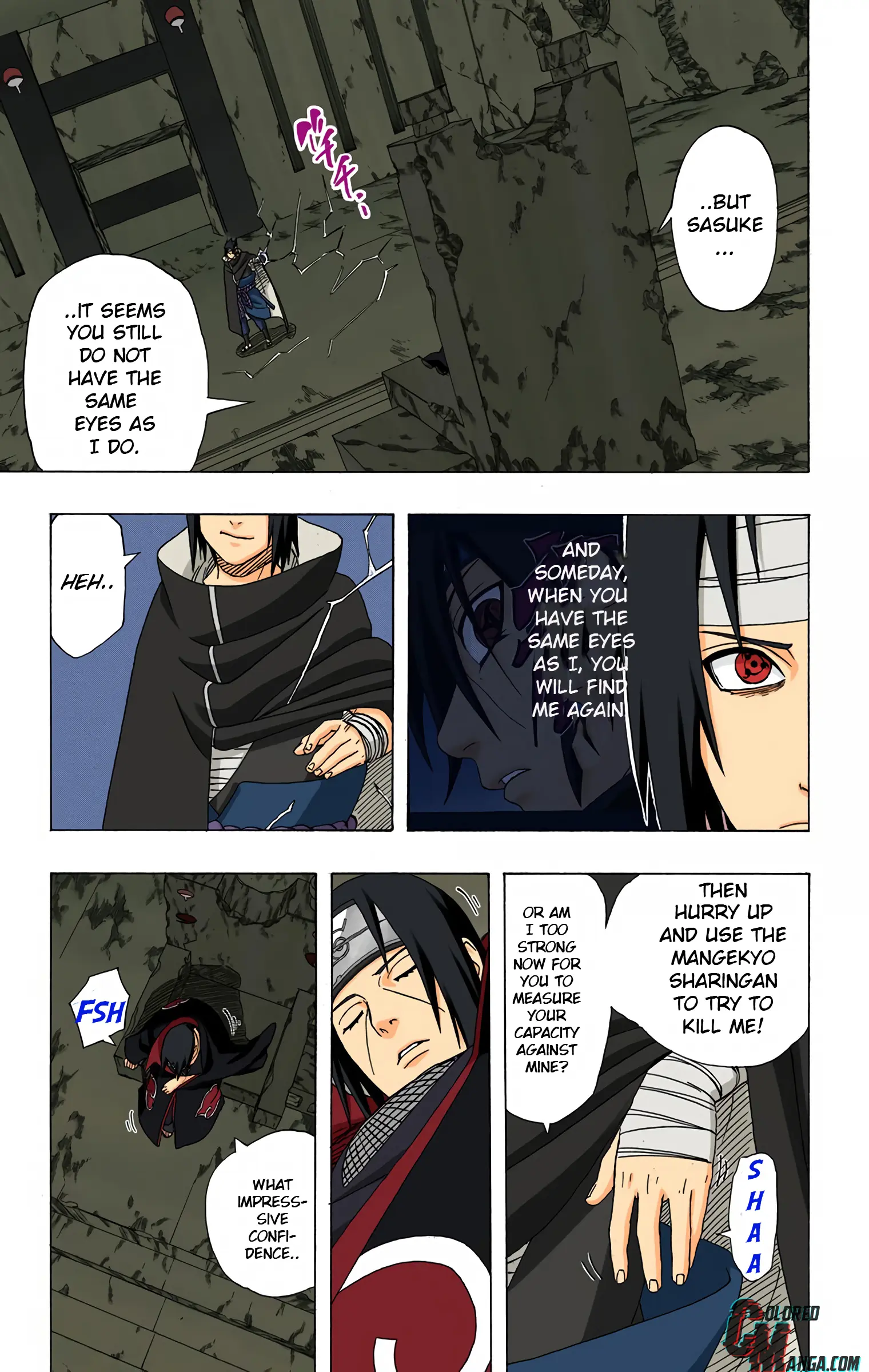 Naruto Colored Manga Online, chapter 385, page 13