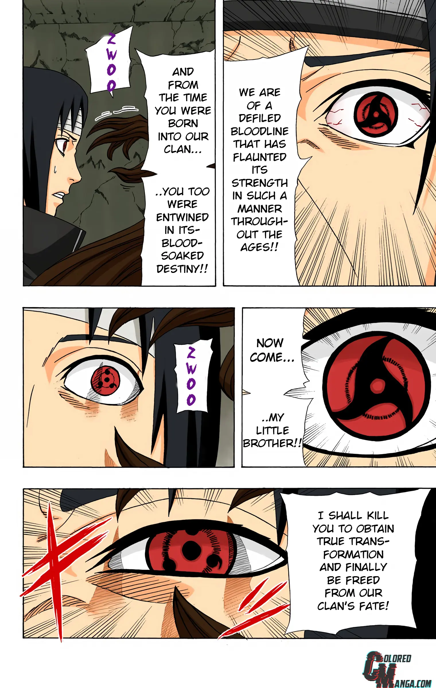 Naruto Colored Manga Online, chapter 386, page 14