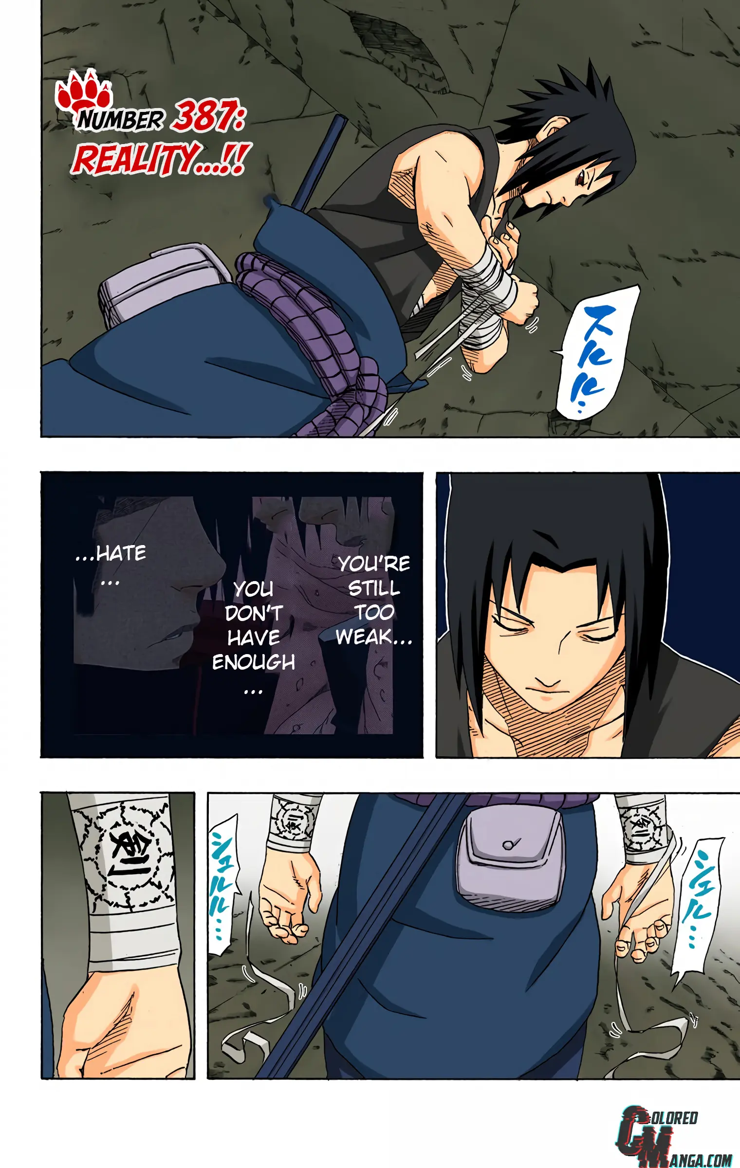 Naruto Colored Manga Online, chapter 387, page 2