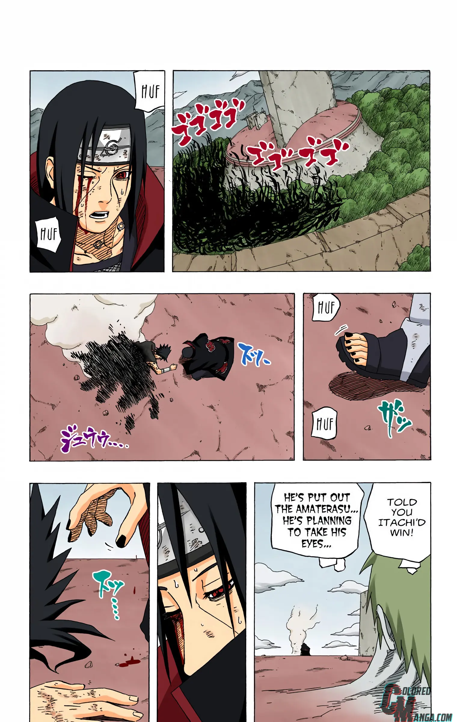 Naruto Colored Manga Online, chapter 390, page 12
