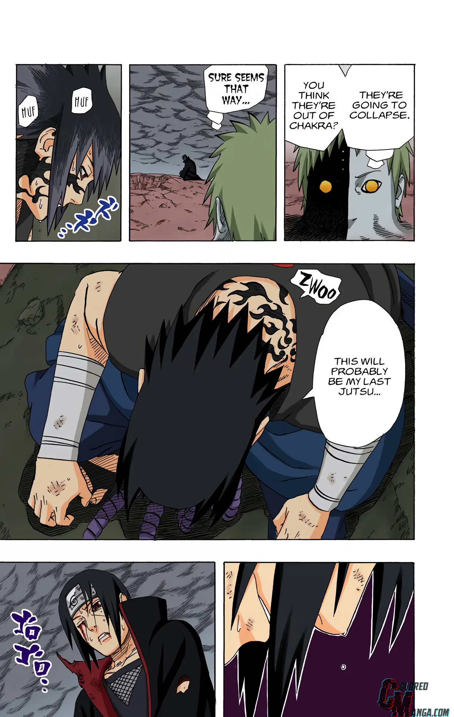 Naruto Colored Manga Online, chapter 390, page 20