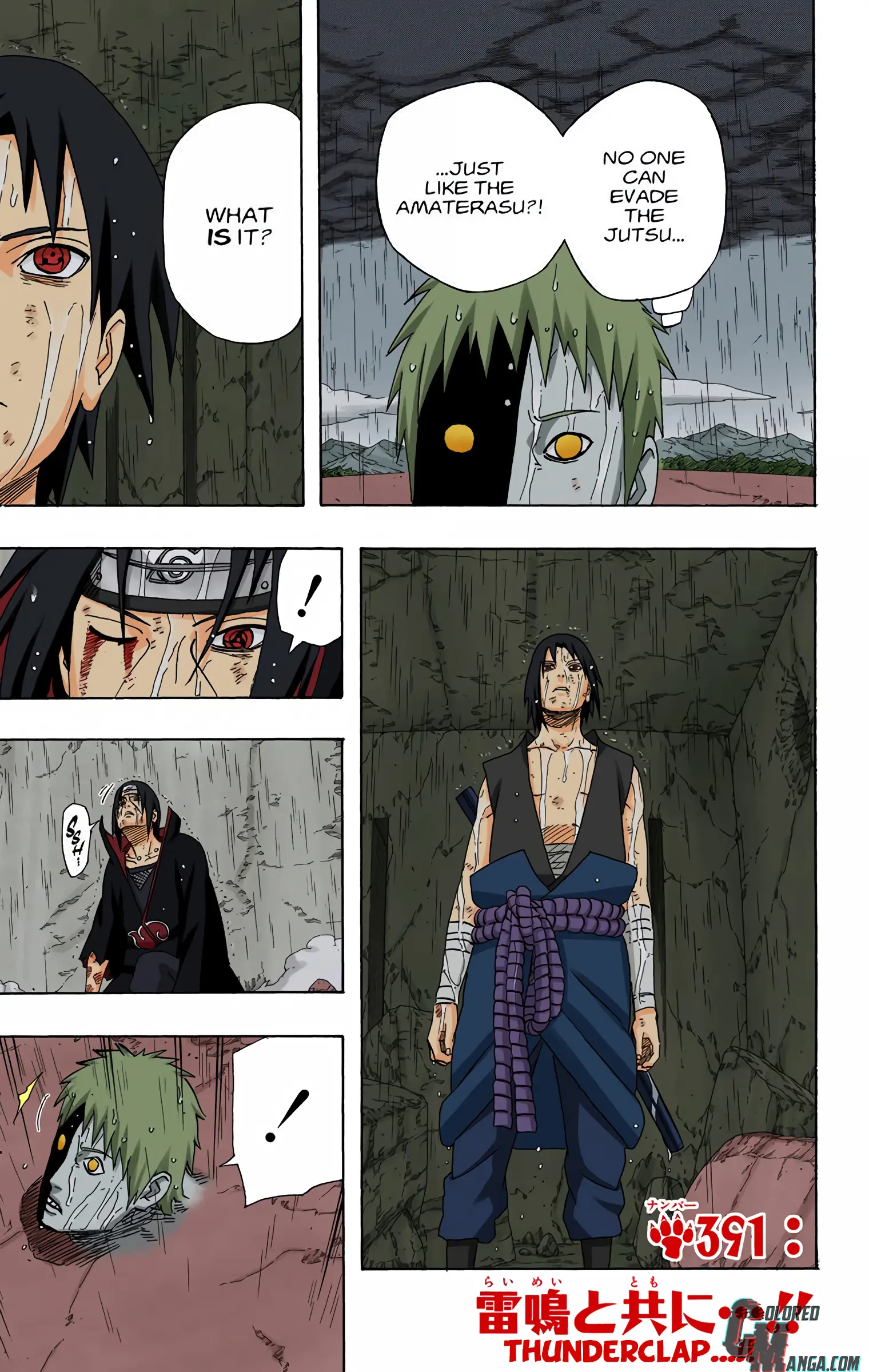 Naruto Colored Manga Online, chapter 391, page 1