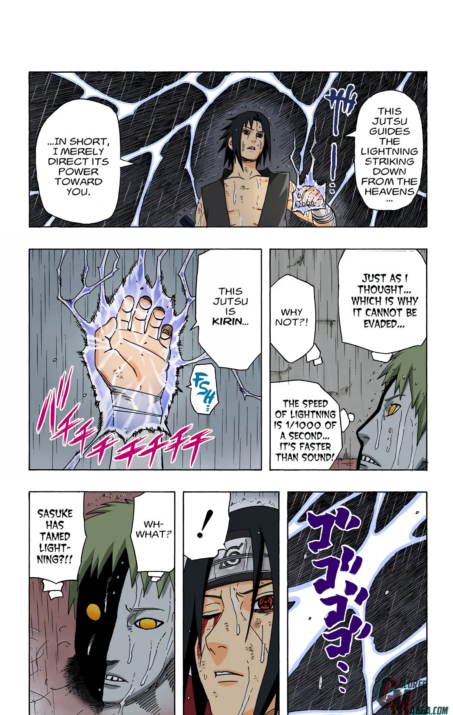 Naruto Colored Manga Online, chapter 391, page 6