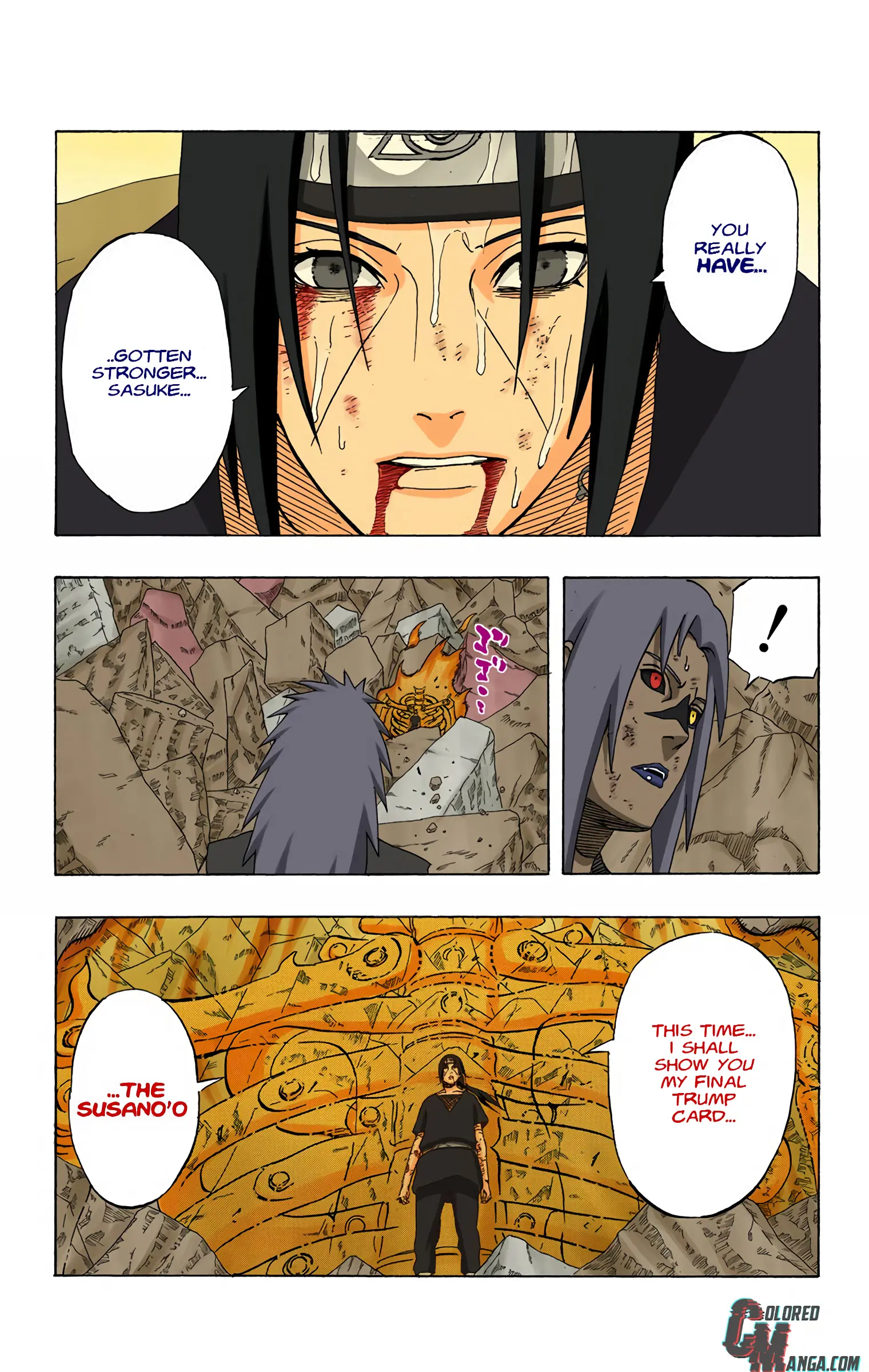 Naruto Colored Manga Online, chapter 391, page 16