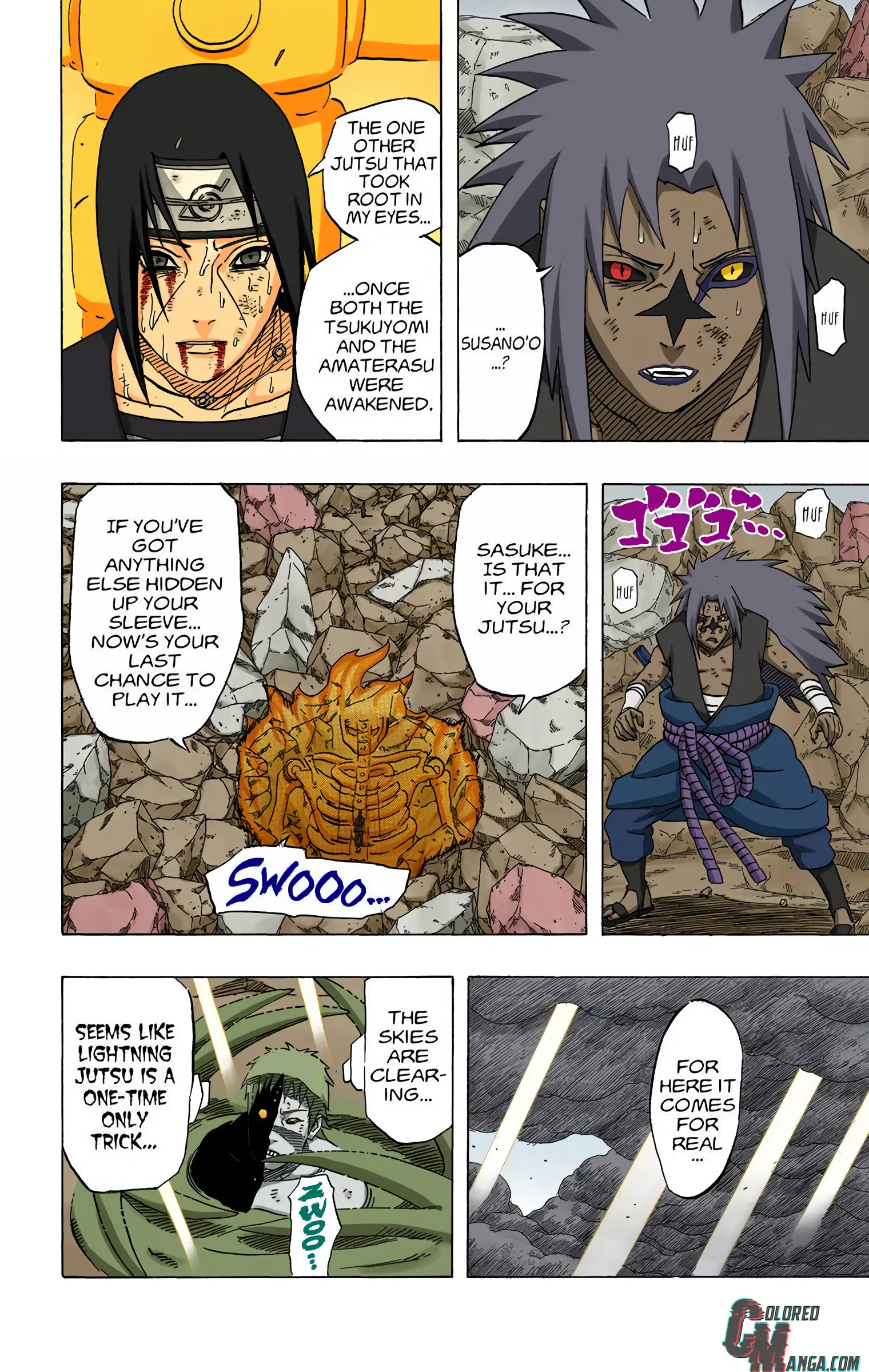 Naruto Colored Manga Online, chapter 392, page 2