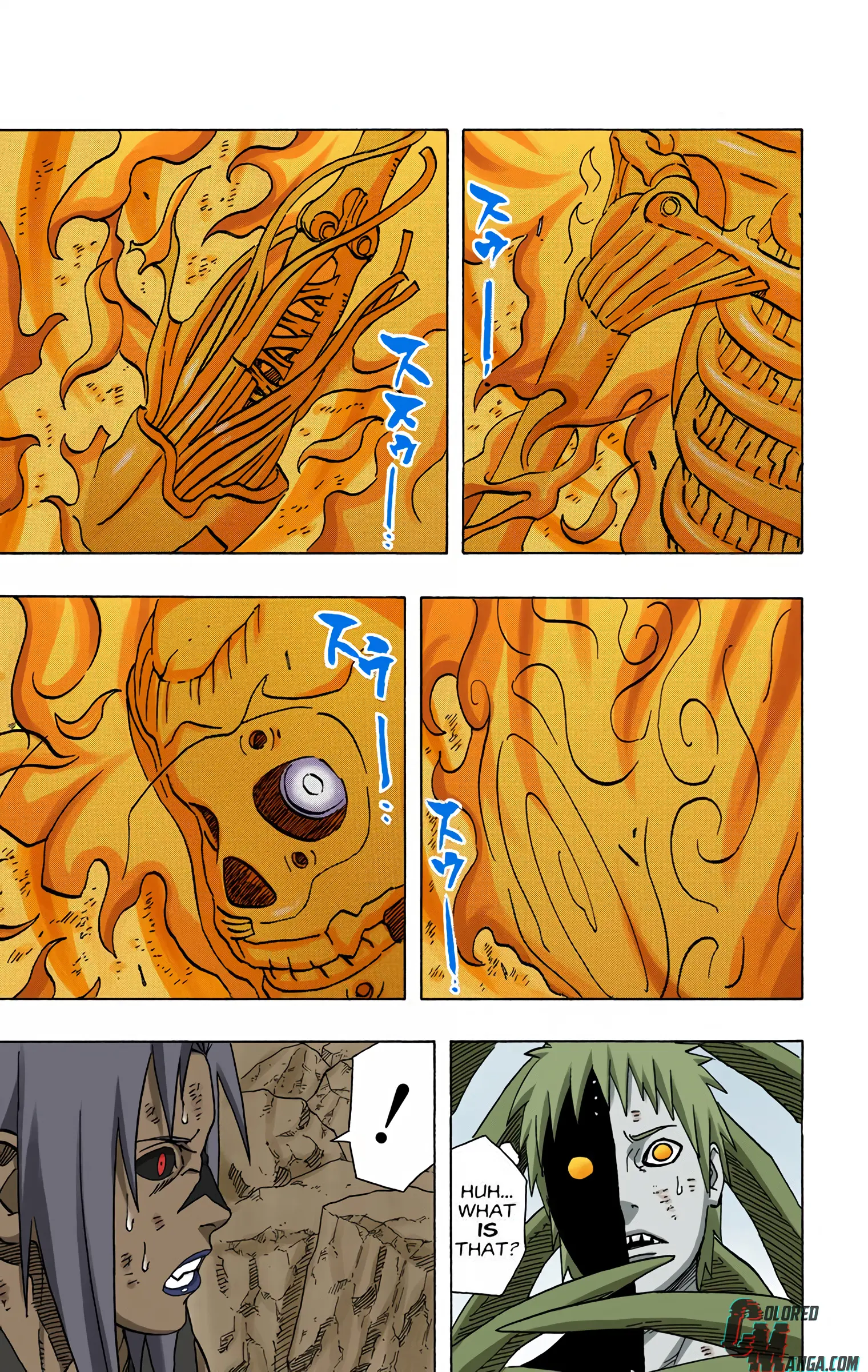 Naruto Colored Manga Online, chapter 392, page 3