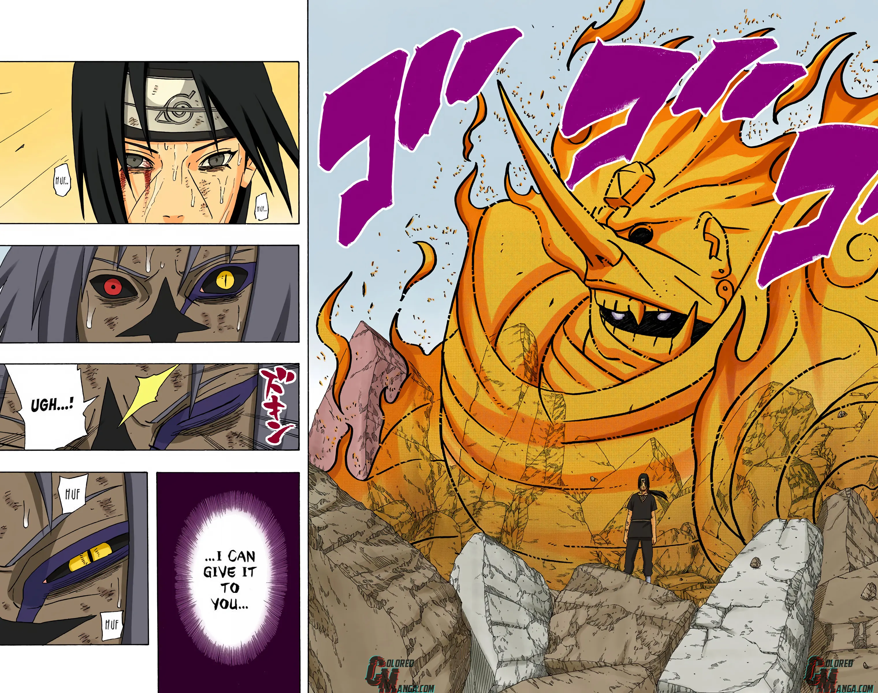 Naruto Colored Manga Online, chapter 392, page 4