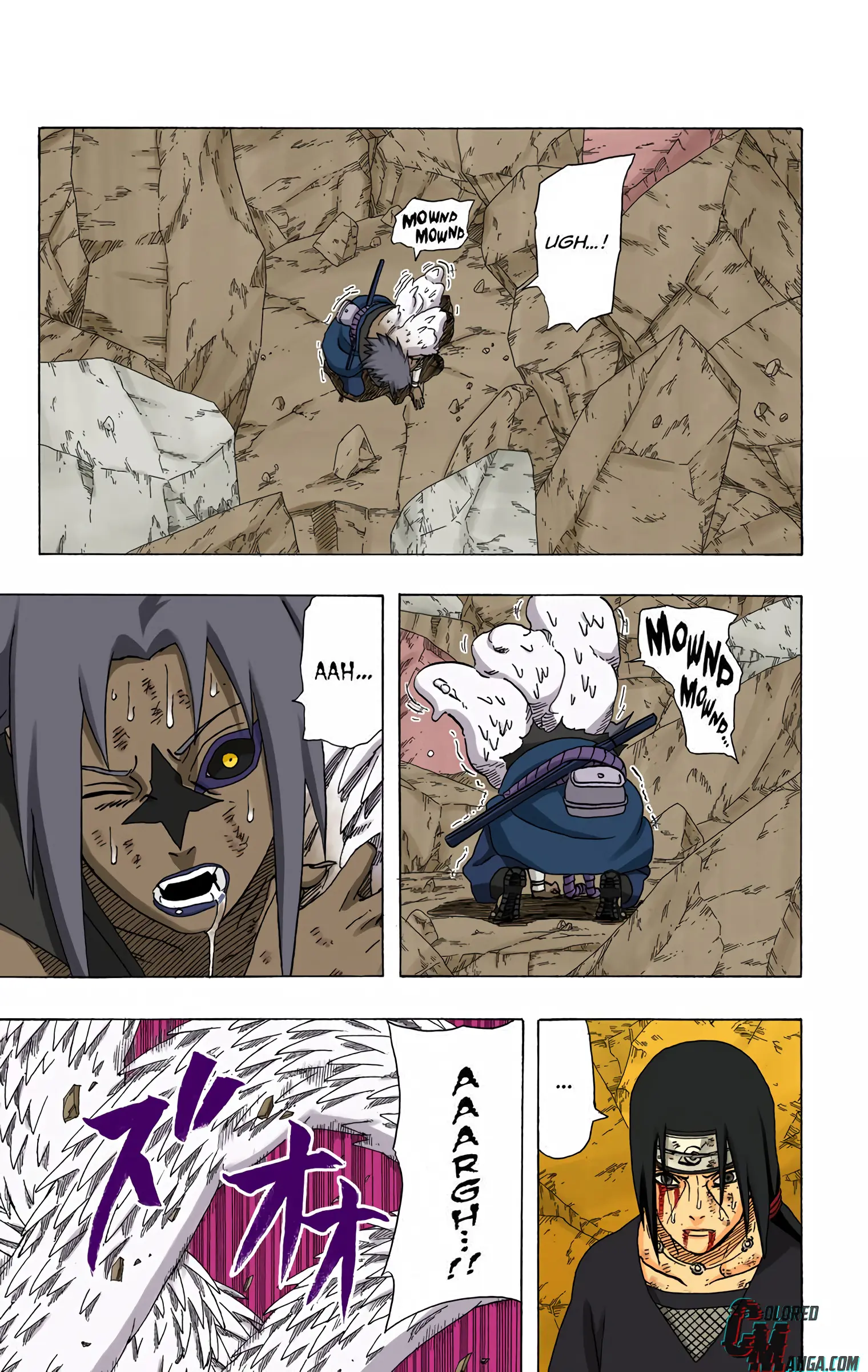 Naruto Colored Manga Online, chapter 392, page 6