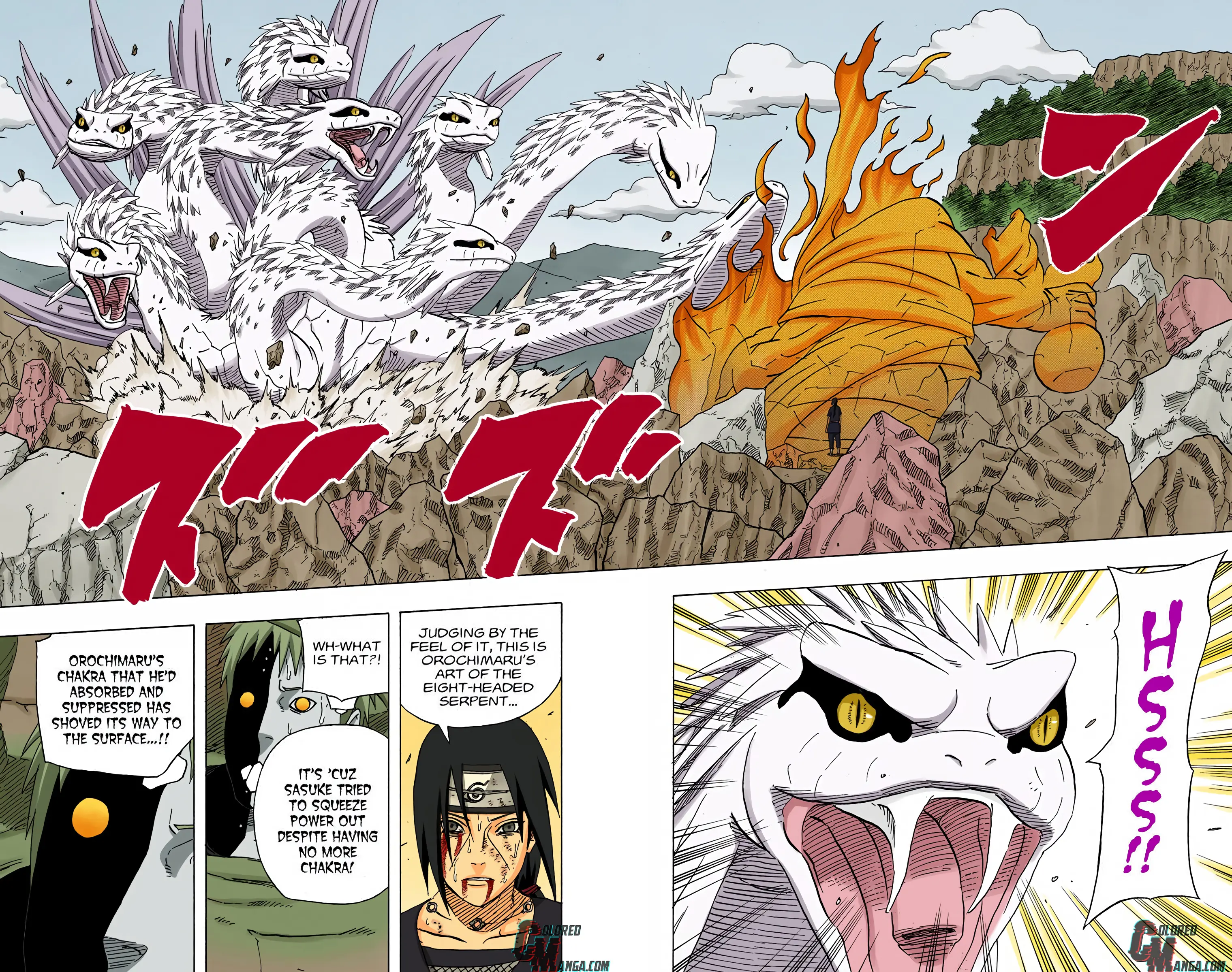 Naruto Colored Manga Online, chapter 392, page 7