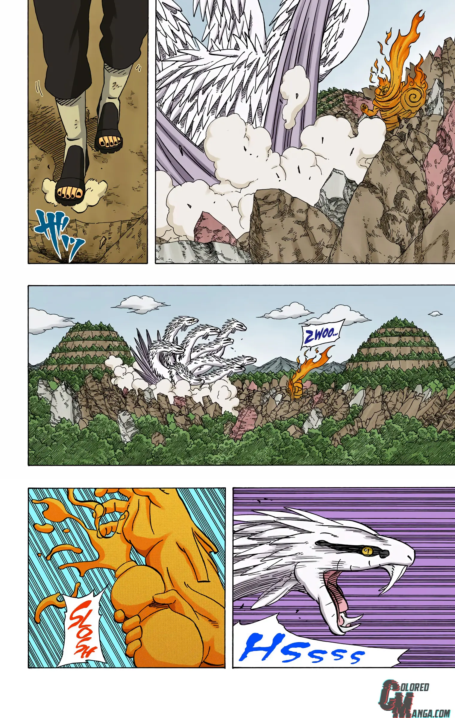 Naruto Colored Manga Online, chapter 392, page 8