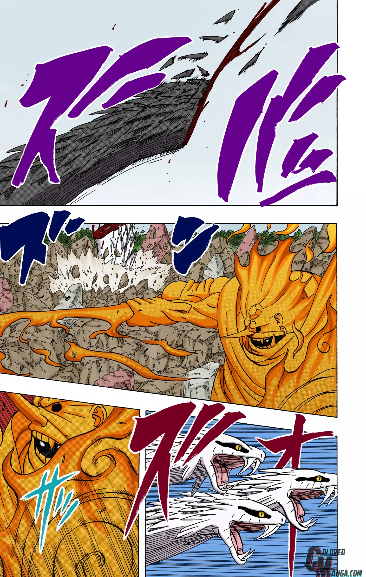 Naruto Colored Manga Online, chapter 392, page 9