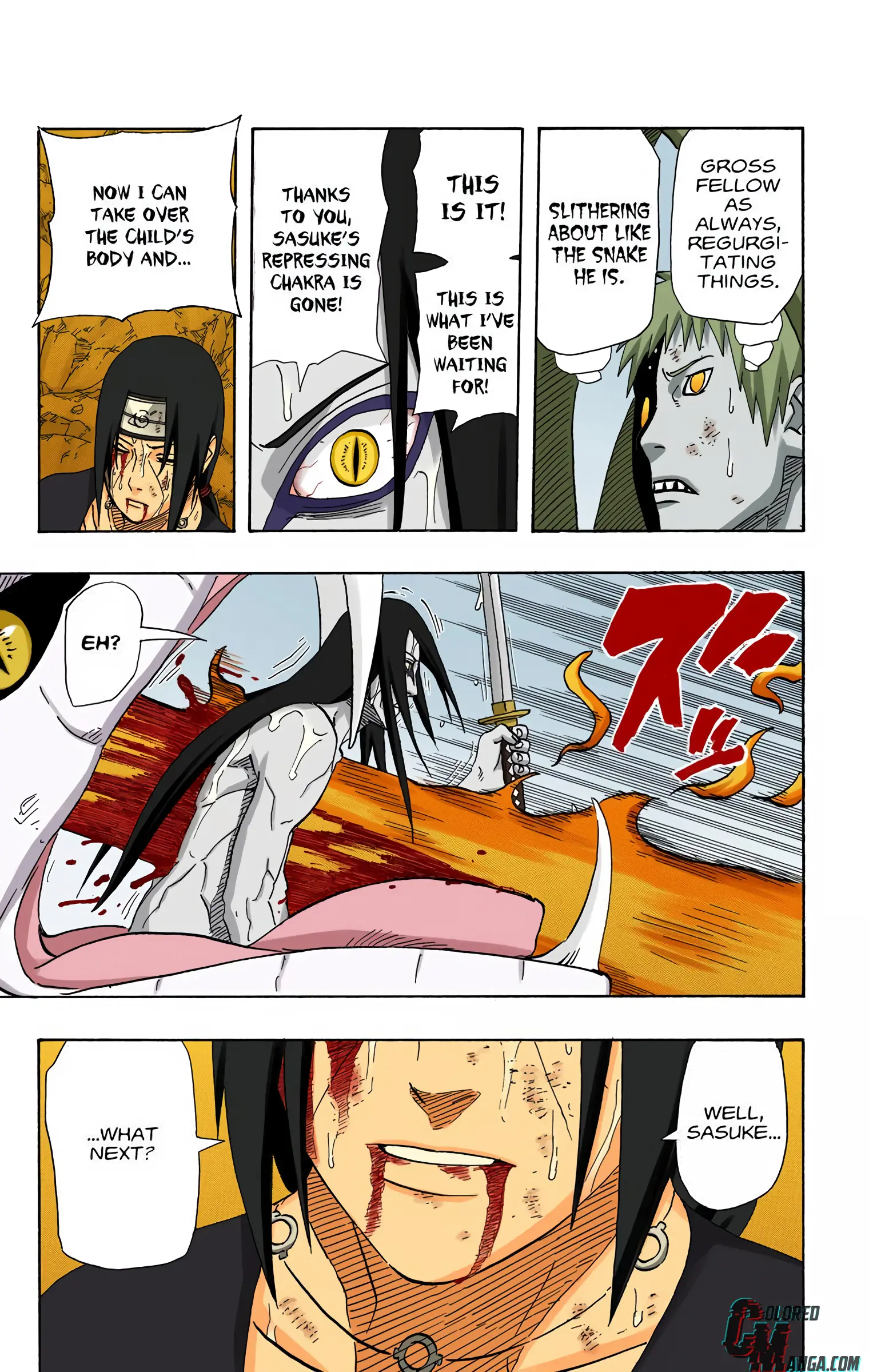 Naruto Colored Manga Online, chapter 392, page 13