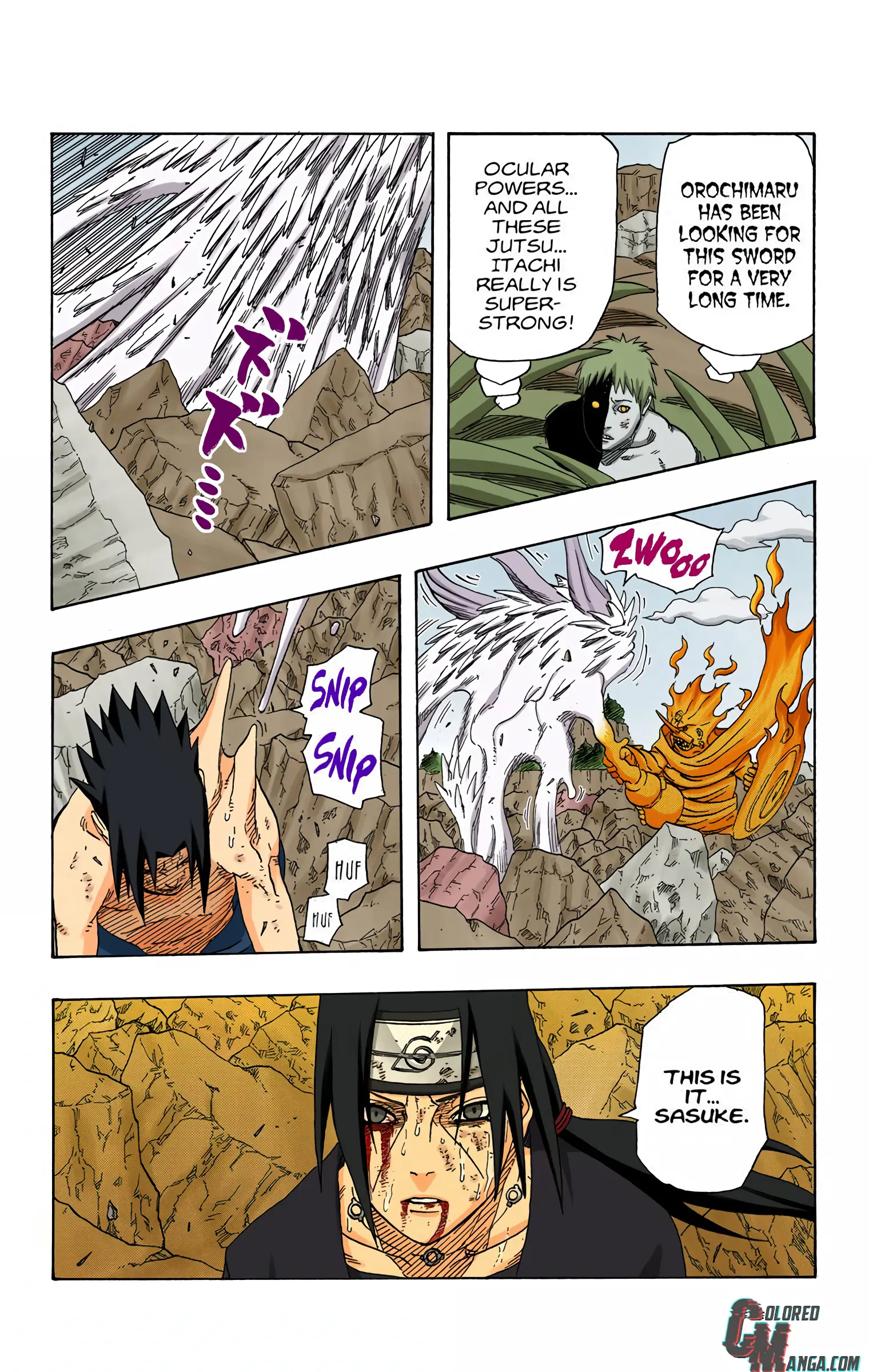 Naruto Colored Manga Online, chapter 392, page 15