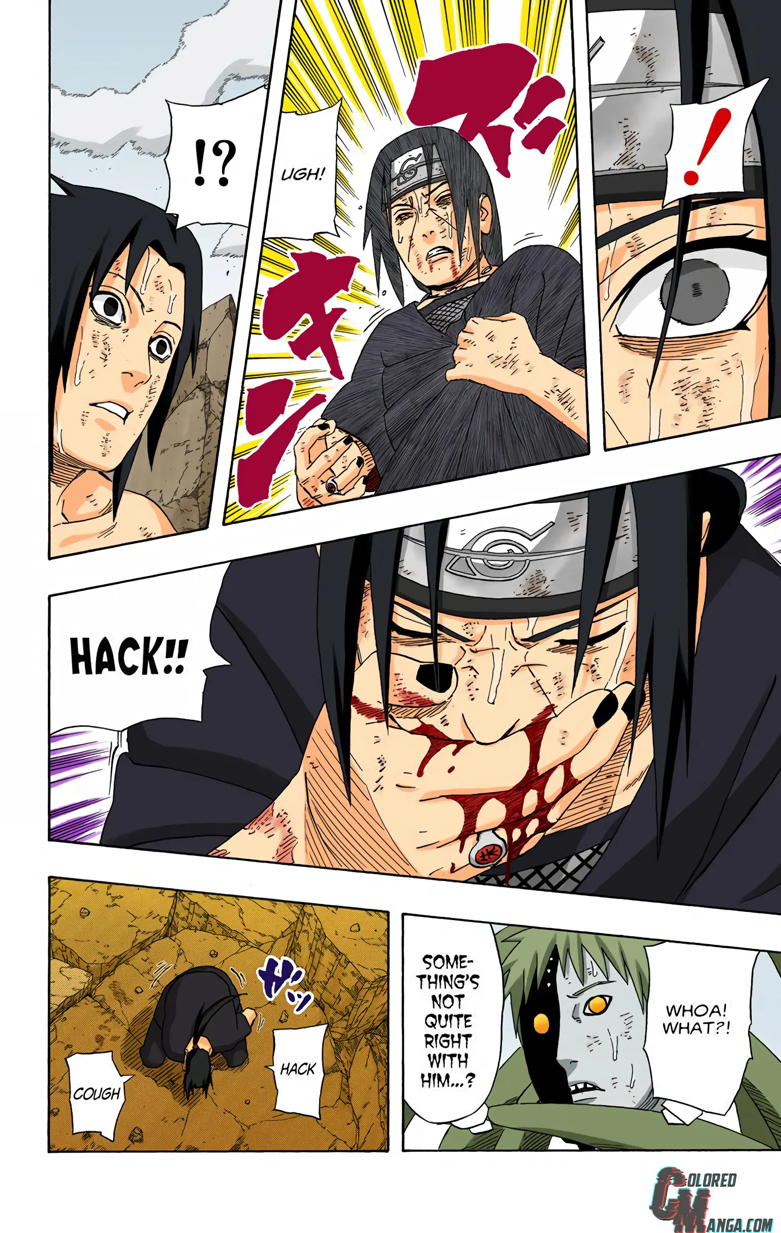 Naruto Colored Manga Online, chapter 393, page 4