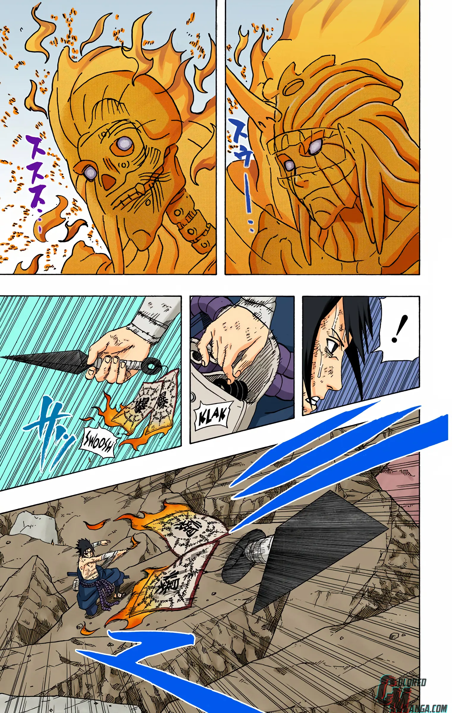 Naruto Colored Manga Online, chapter 393, page 5
