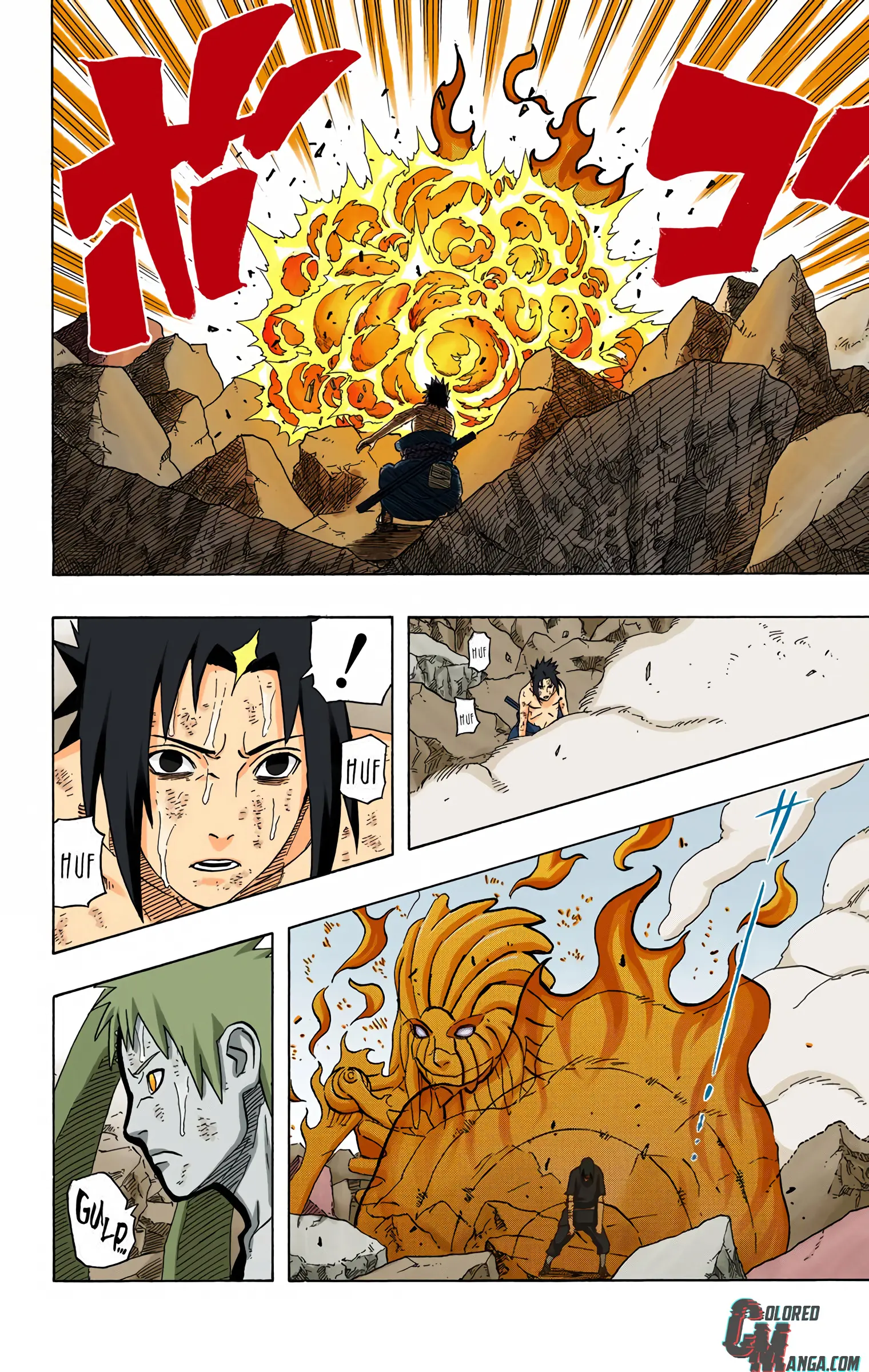 Naruto Colored Manga Online, chapter 393, page 6