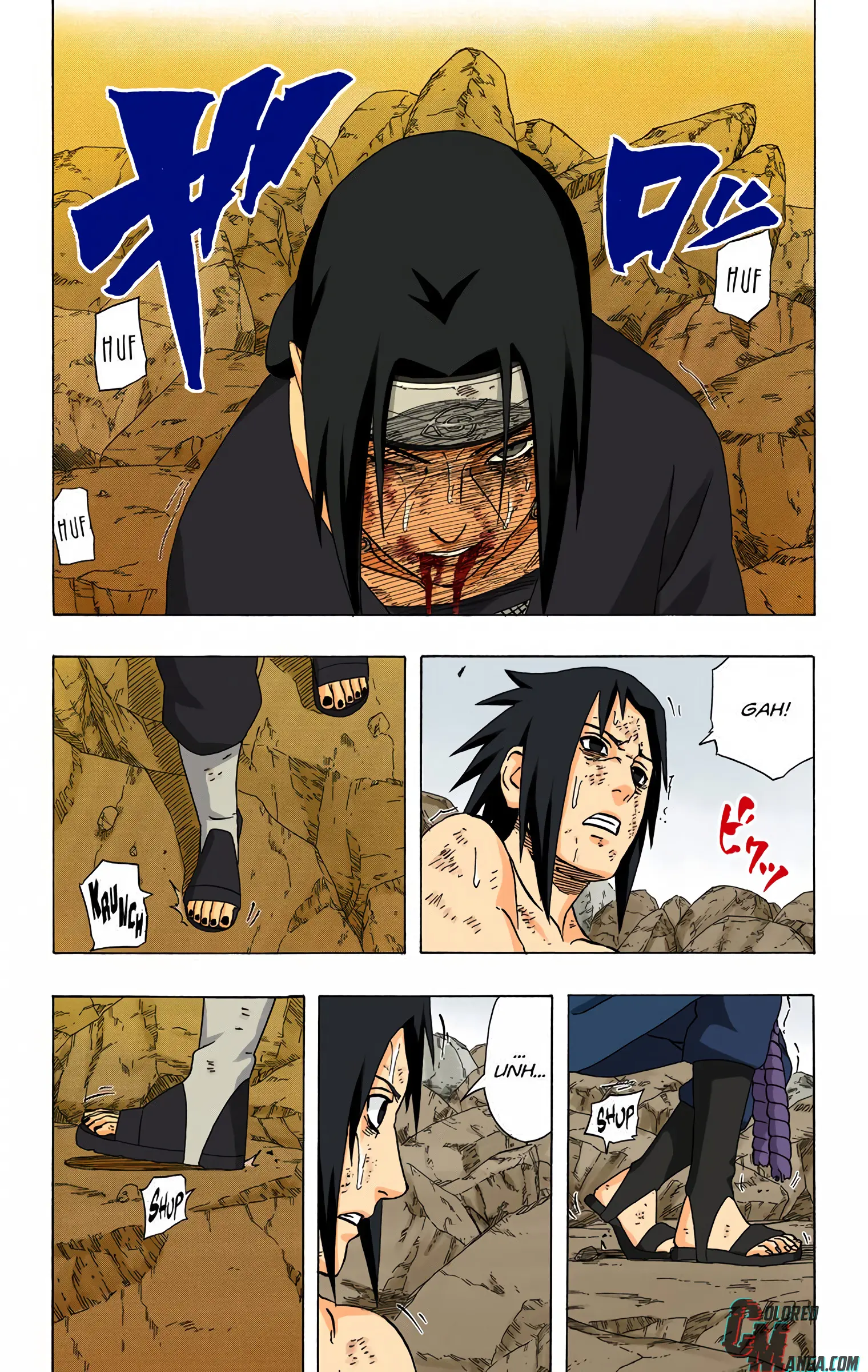Naruto Colored Manga Online, chapter 393, page 7