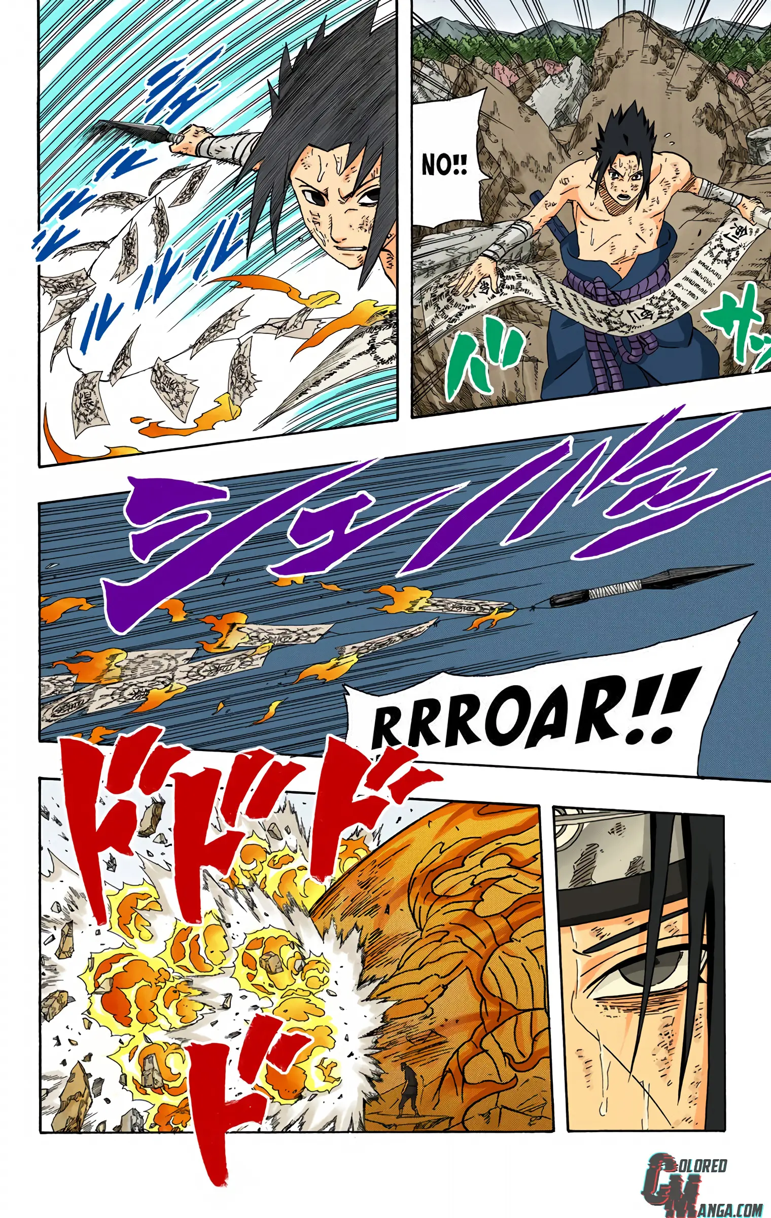 Naruto Colored Manga Online, chapter 393, page 8
