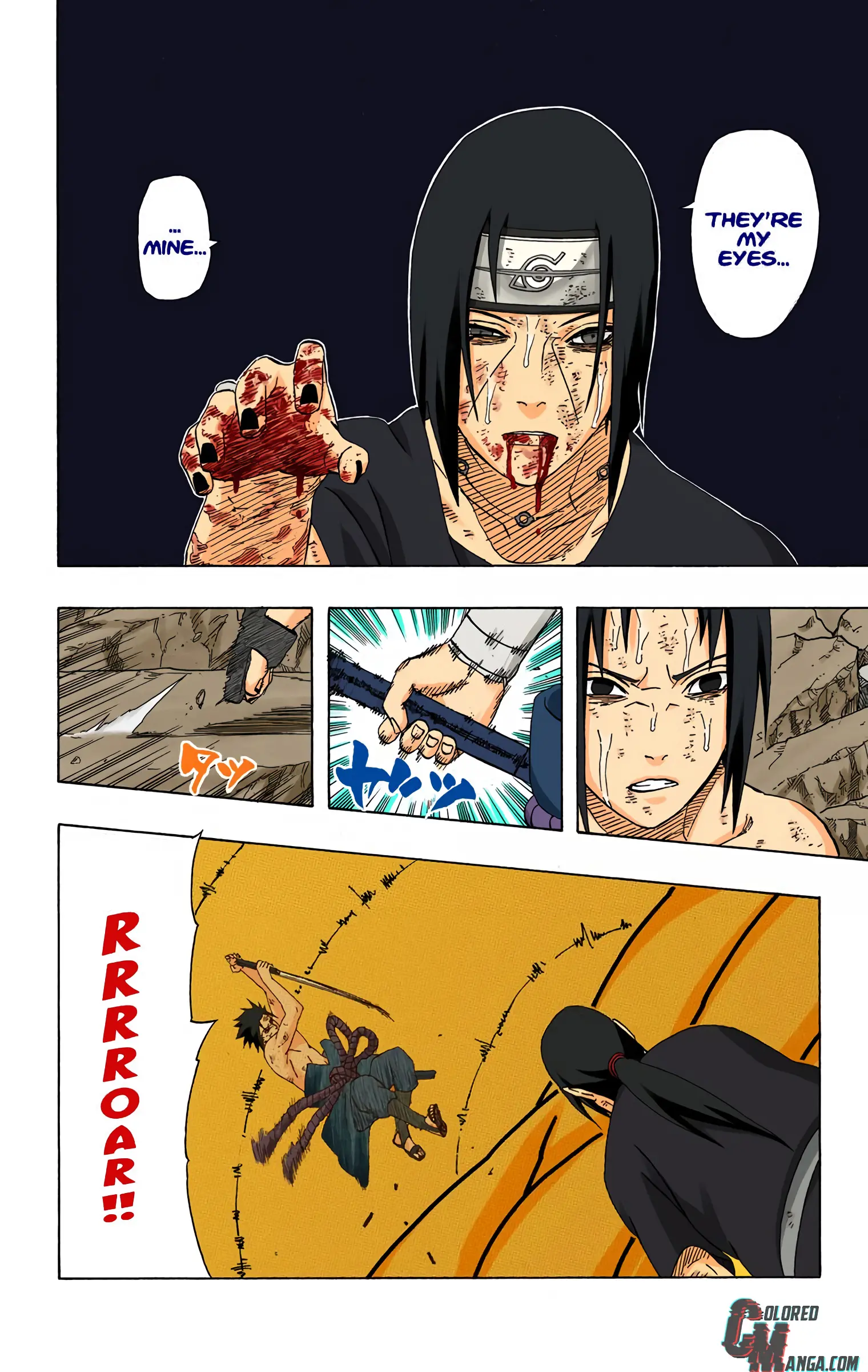 Naruto Colored Manga Online, chapter 393, page 10