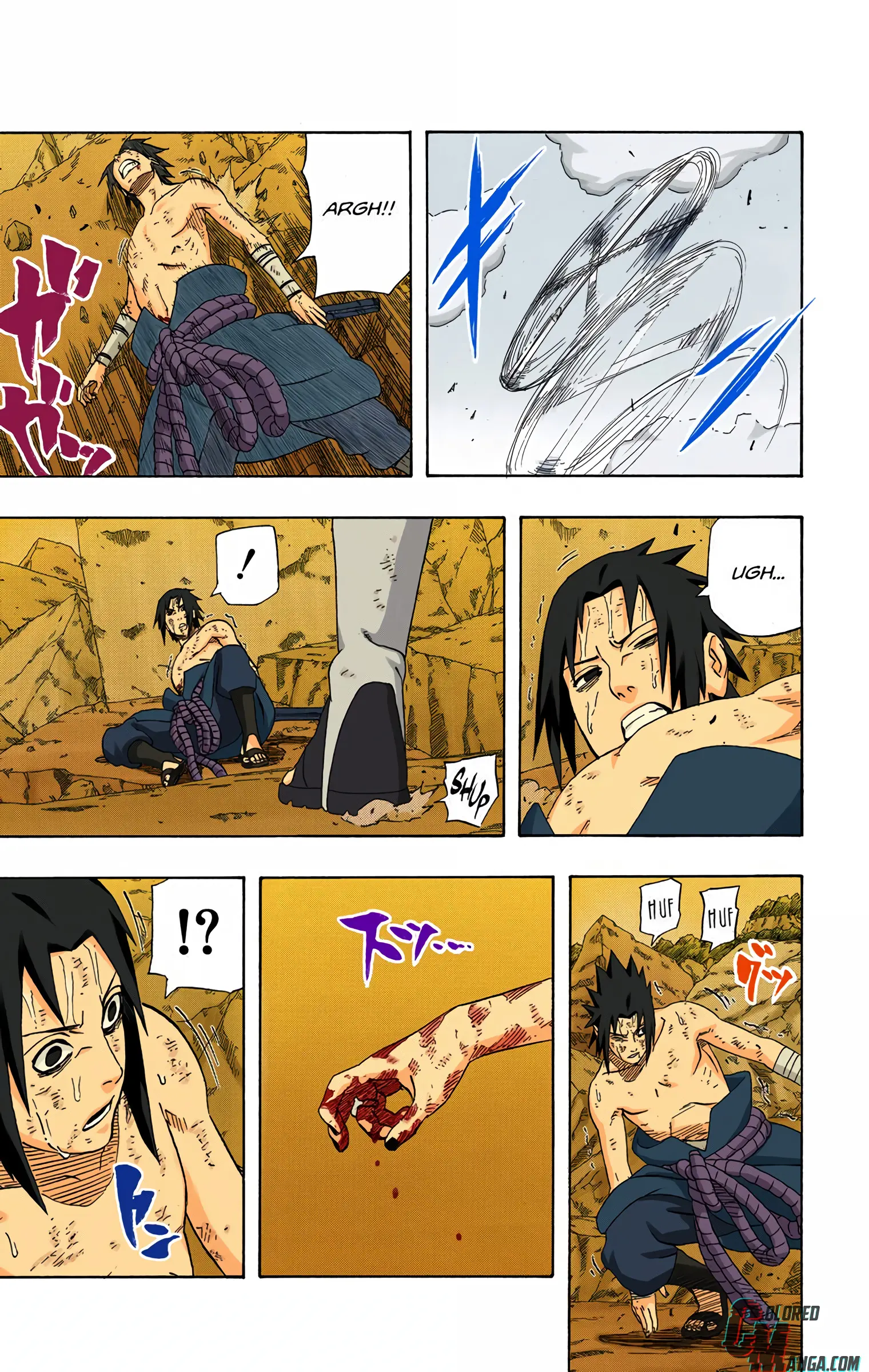 Naruto Colored Manga Online, chapter 393, page 11