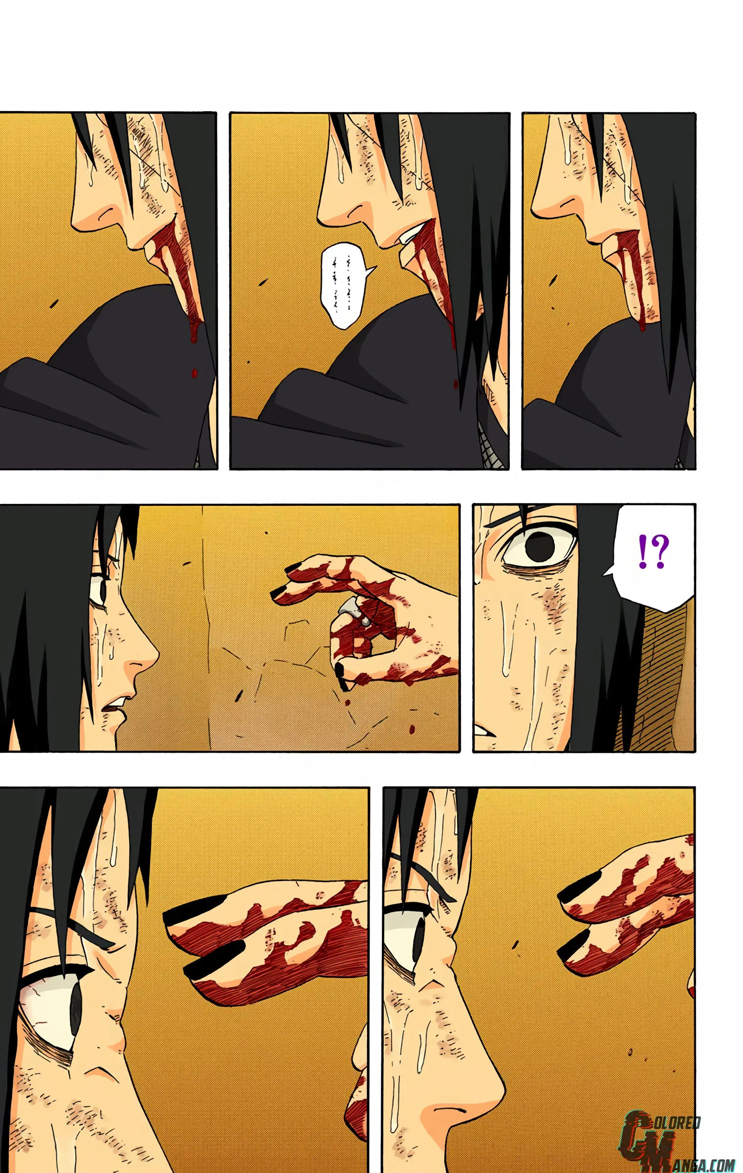 Naruto Colored Manga Online, chapter 393, page 13