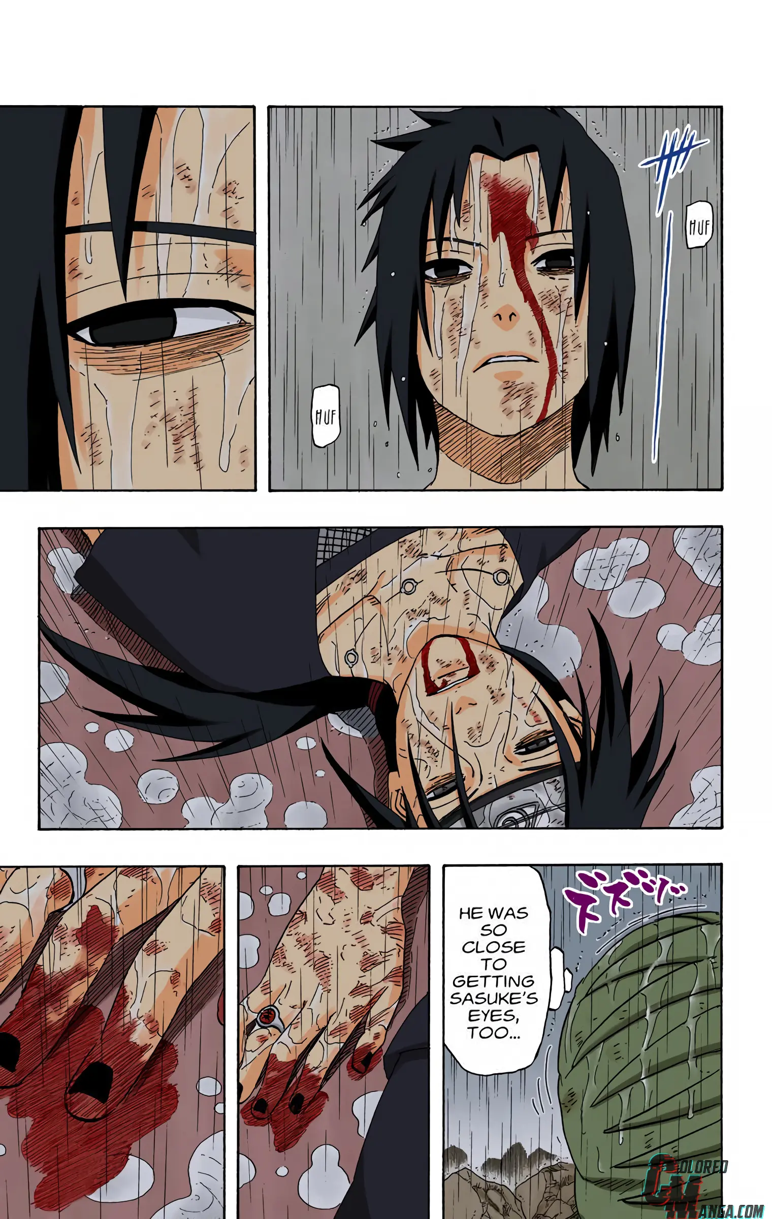 Naruto Colored Manga Online, chapter 394, page 7