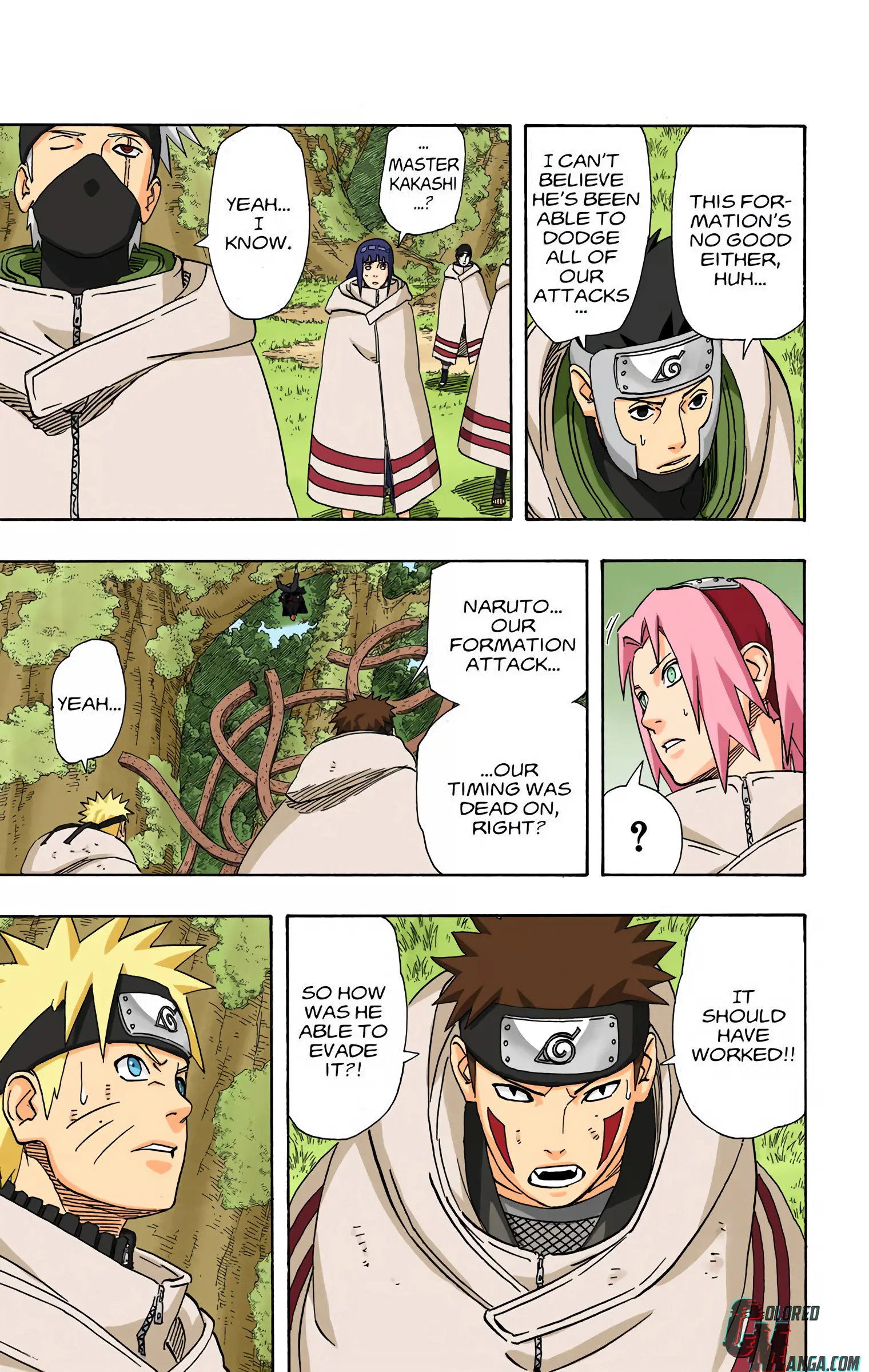 Naruto Colored Manga Online, chapter 394, page 13