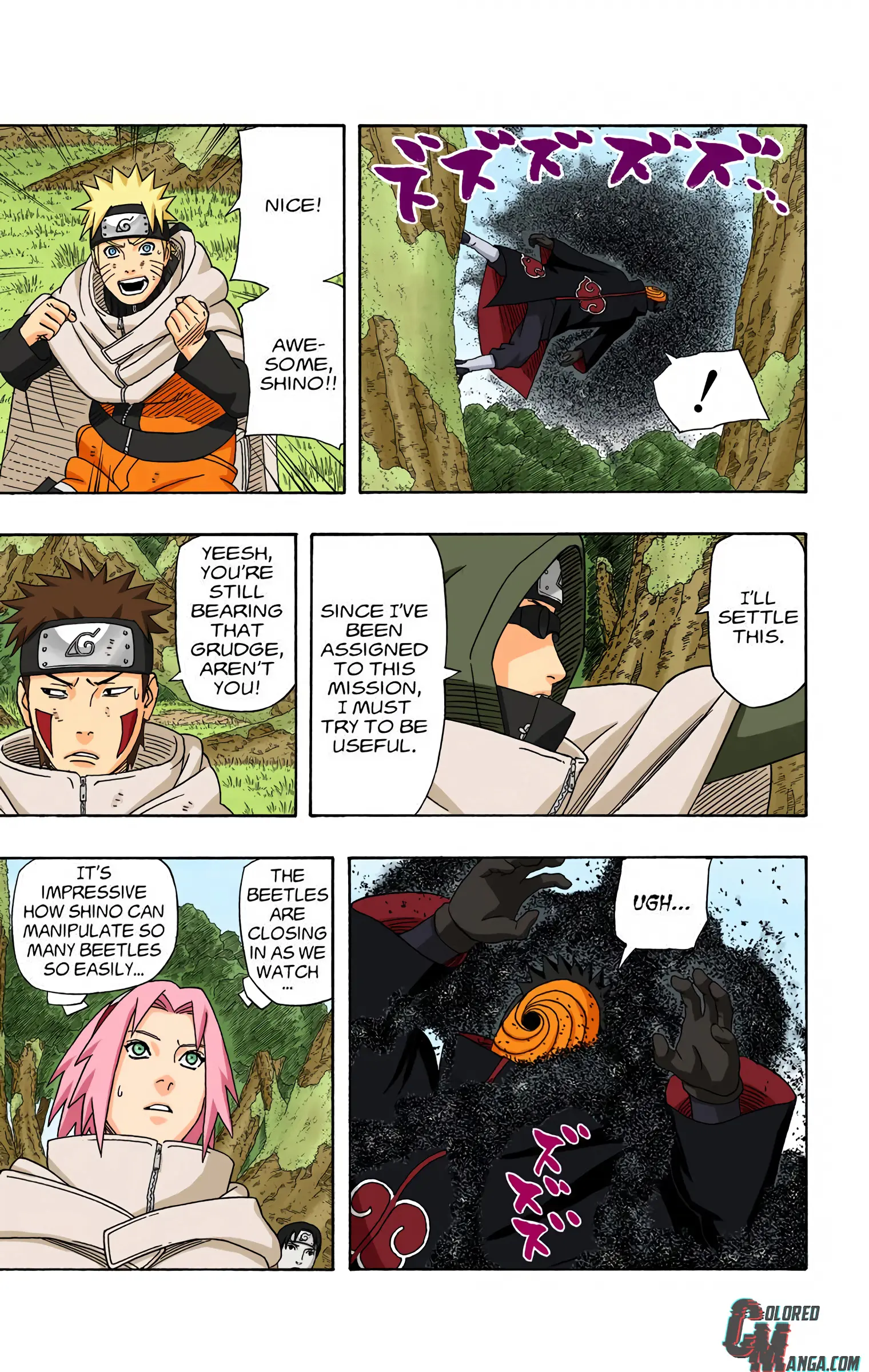 Naruto Colored Manga Online, chapter 395, page 5
