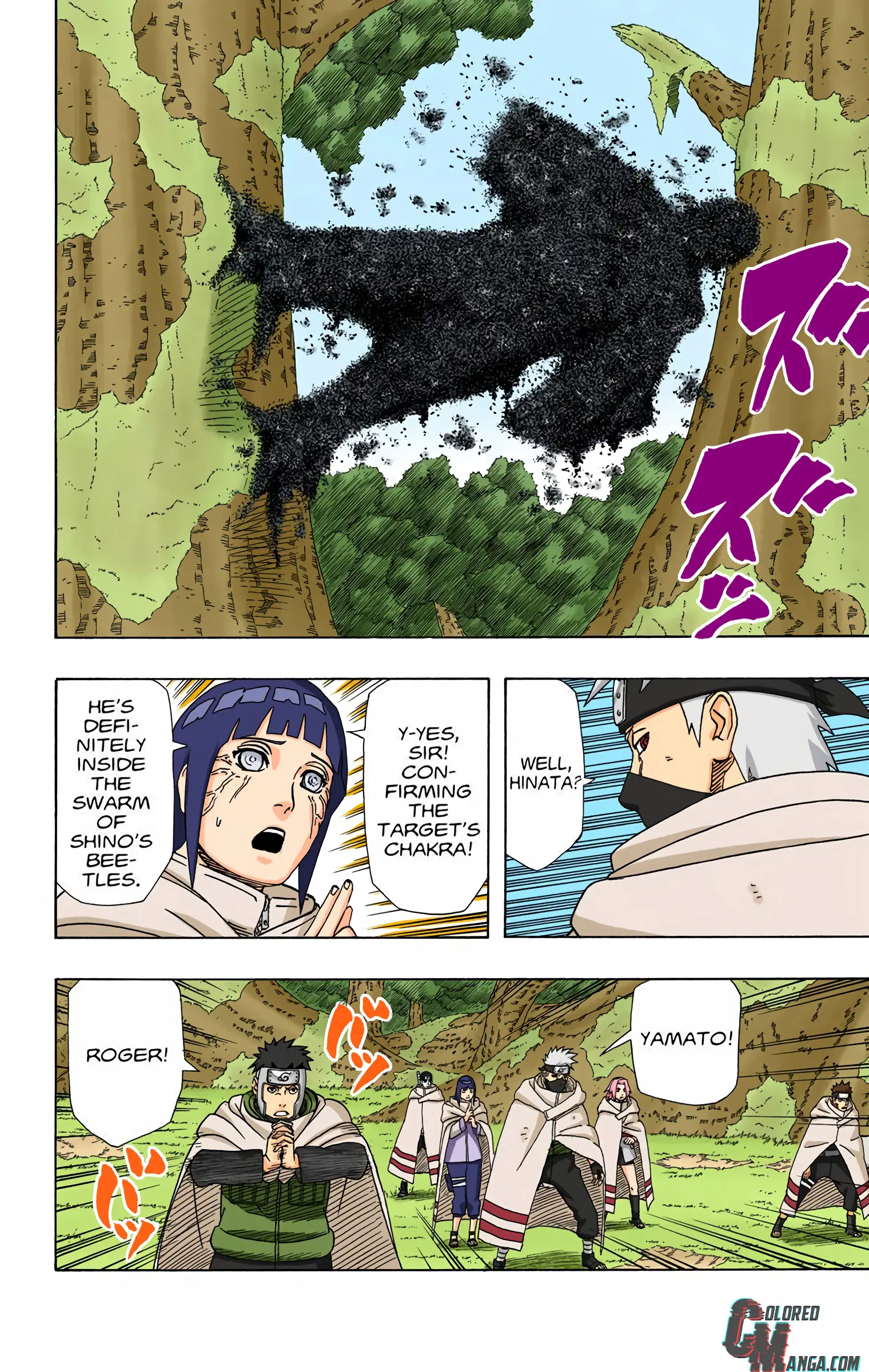 Naruto Colored Manga Online, chapter 395, page 6