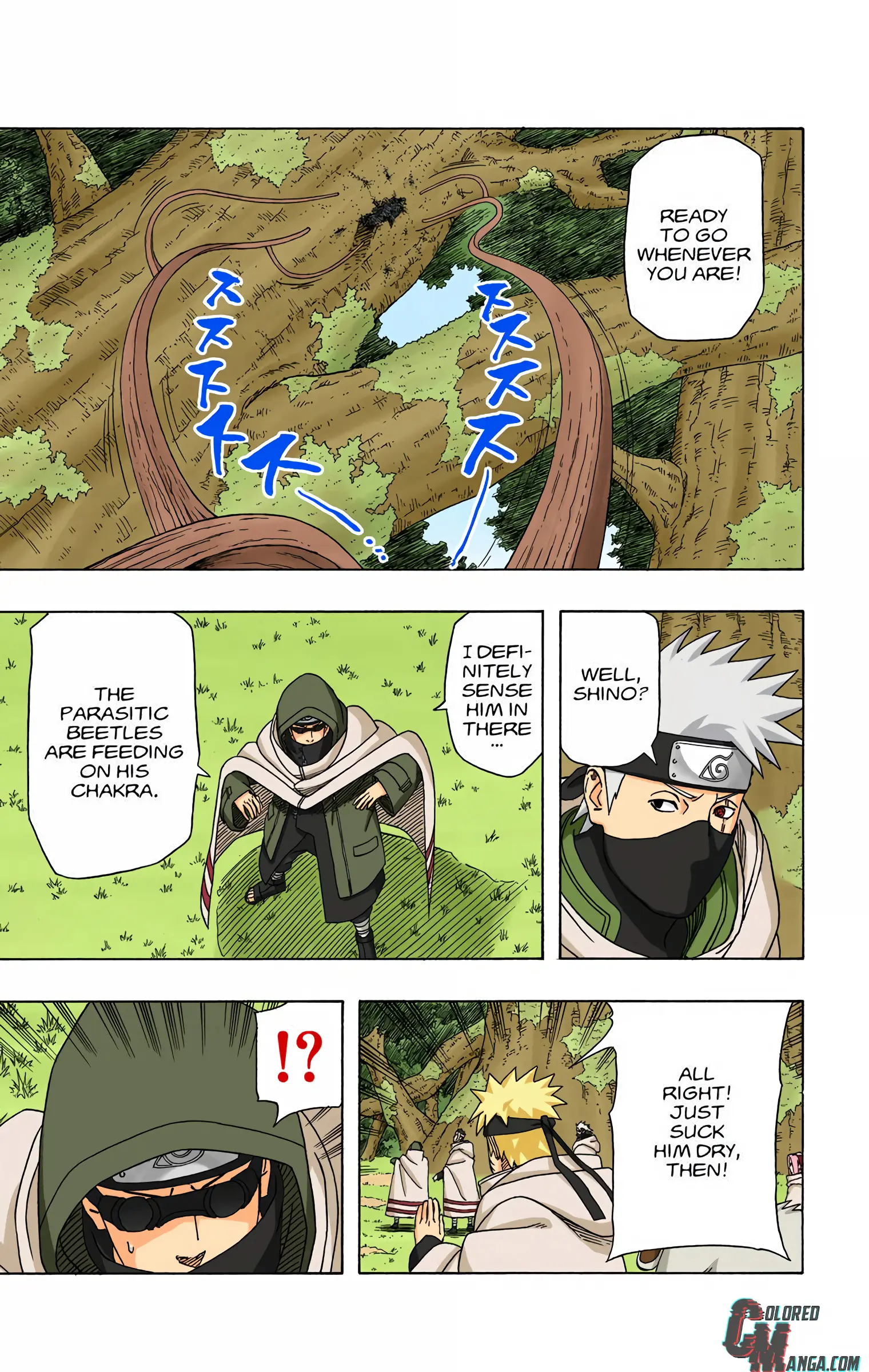 Naruto Colored Manga Online, chapter 395, page 7