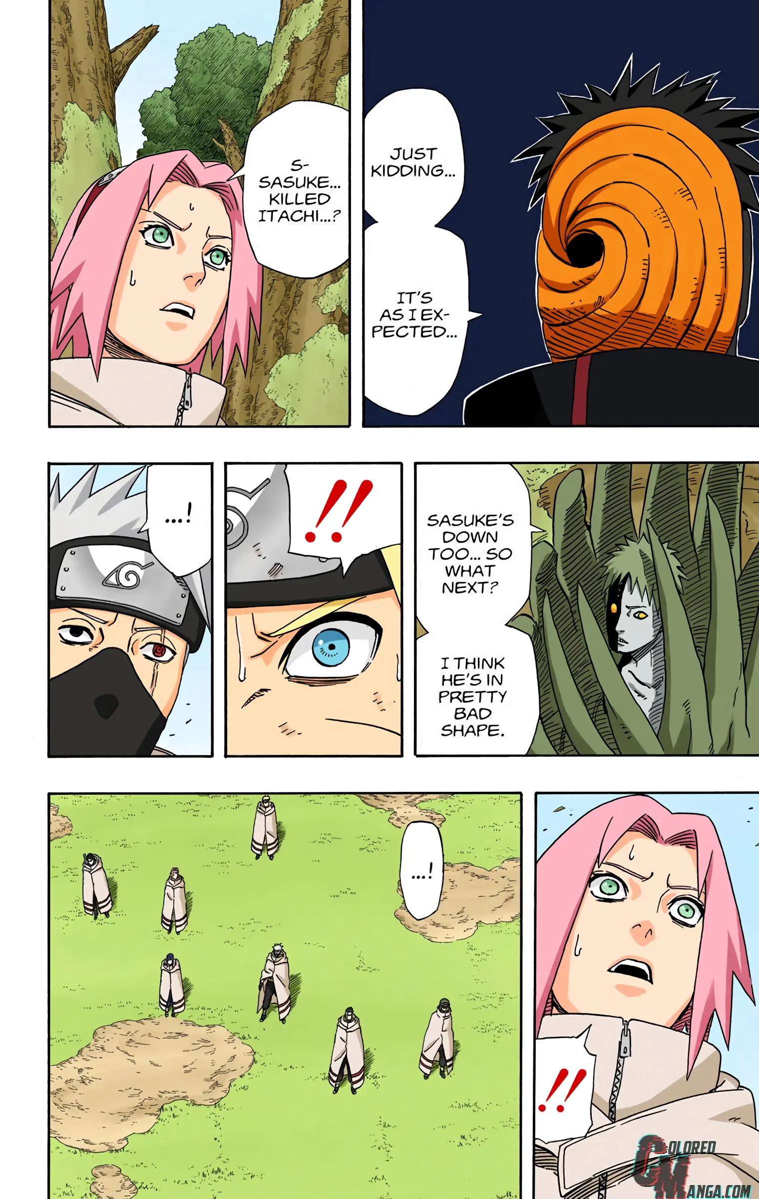 Naruto Colored Manga Online, chapter 395, page 16