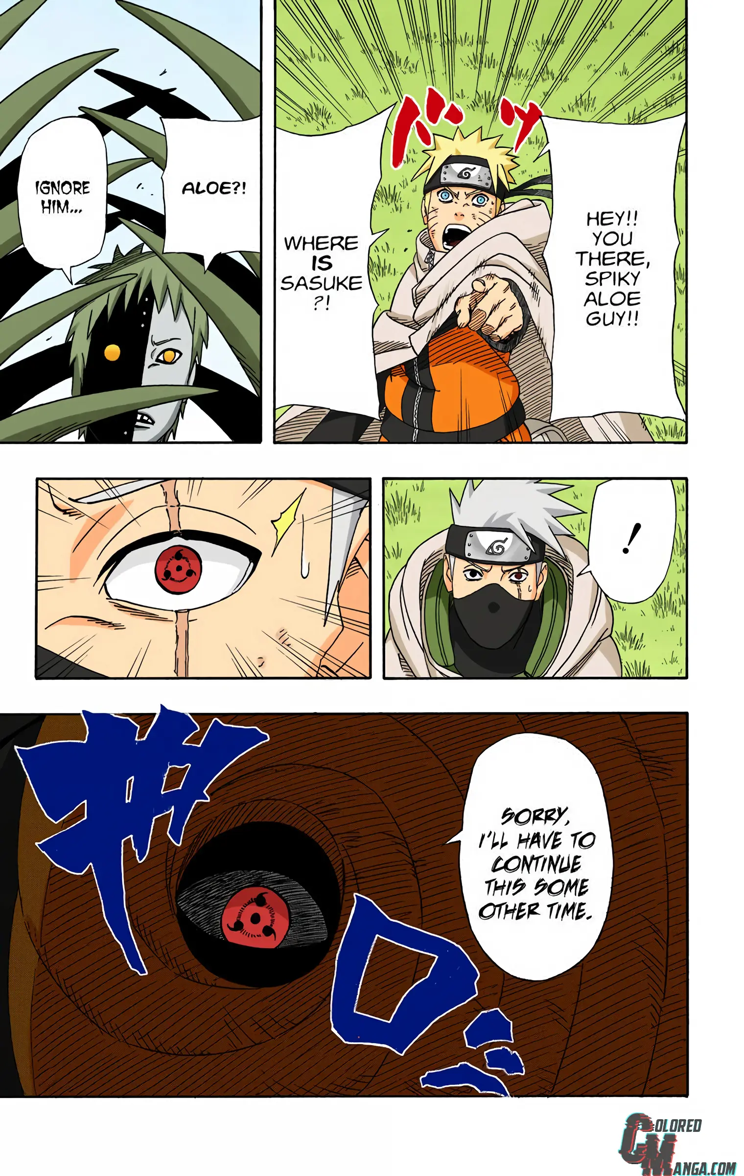 Naruto Colored Manga Online, chapter 395, page 17