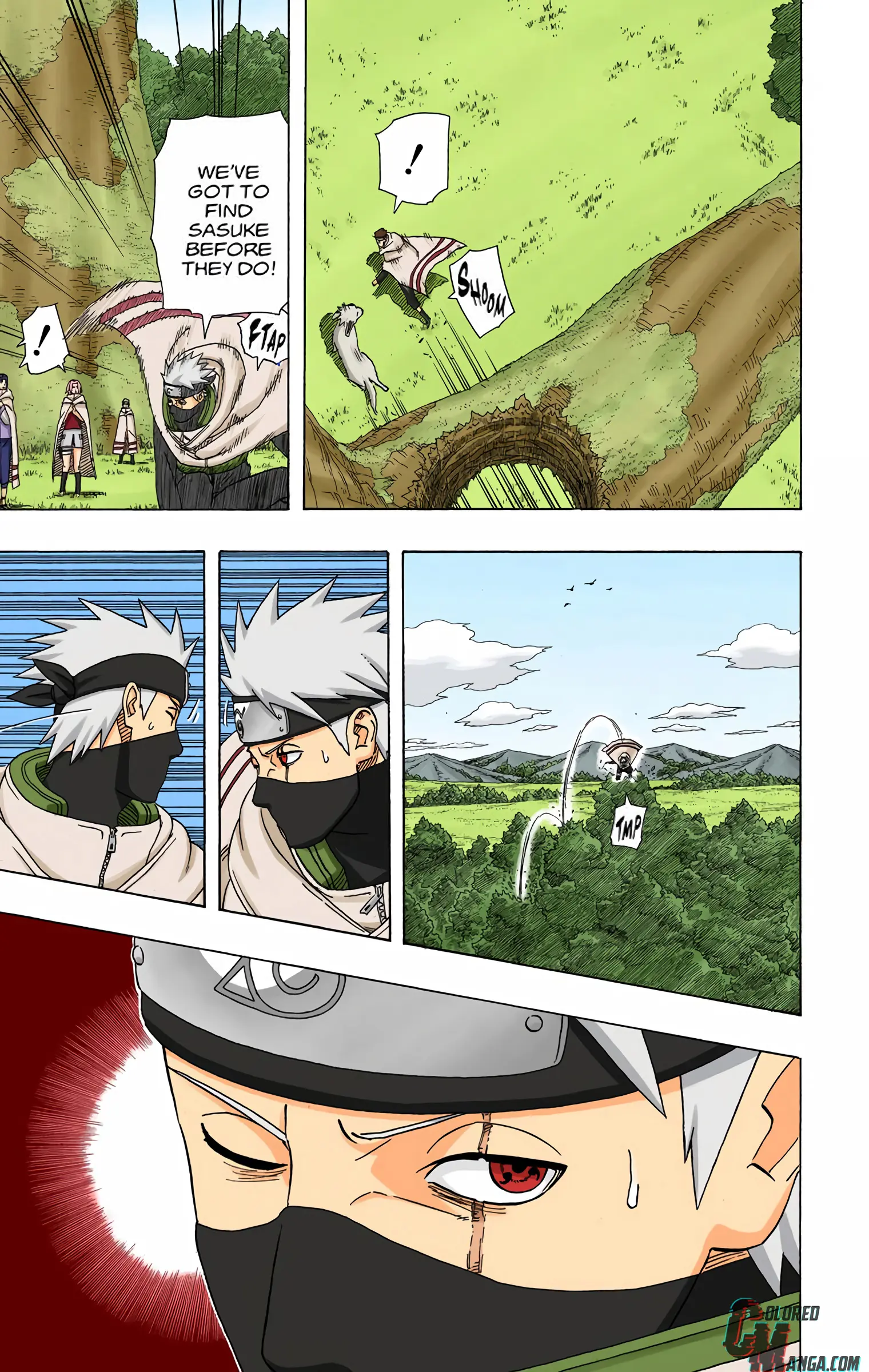 Naruto Colored Manga Online, chapter 396, page 3