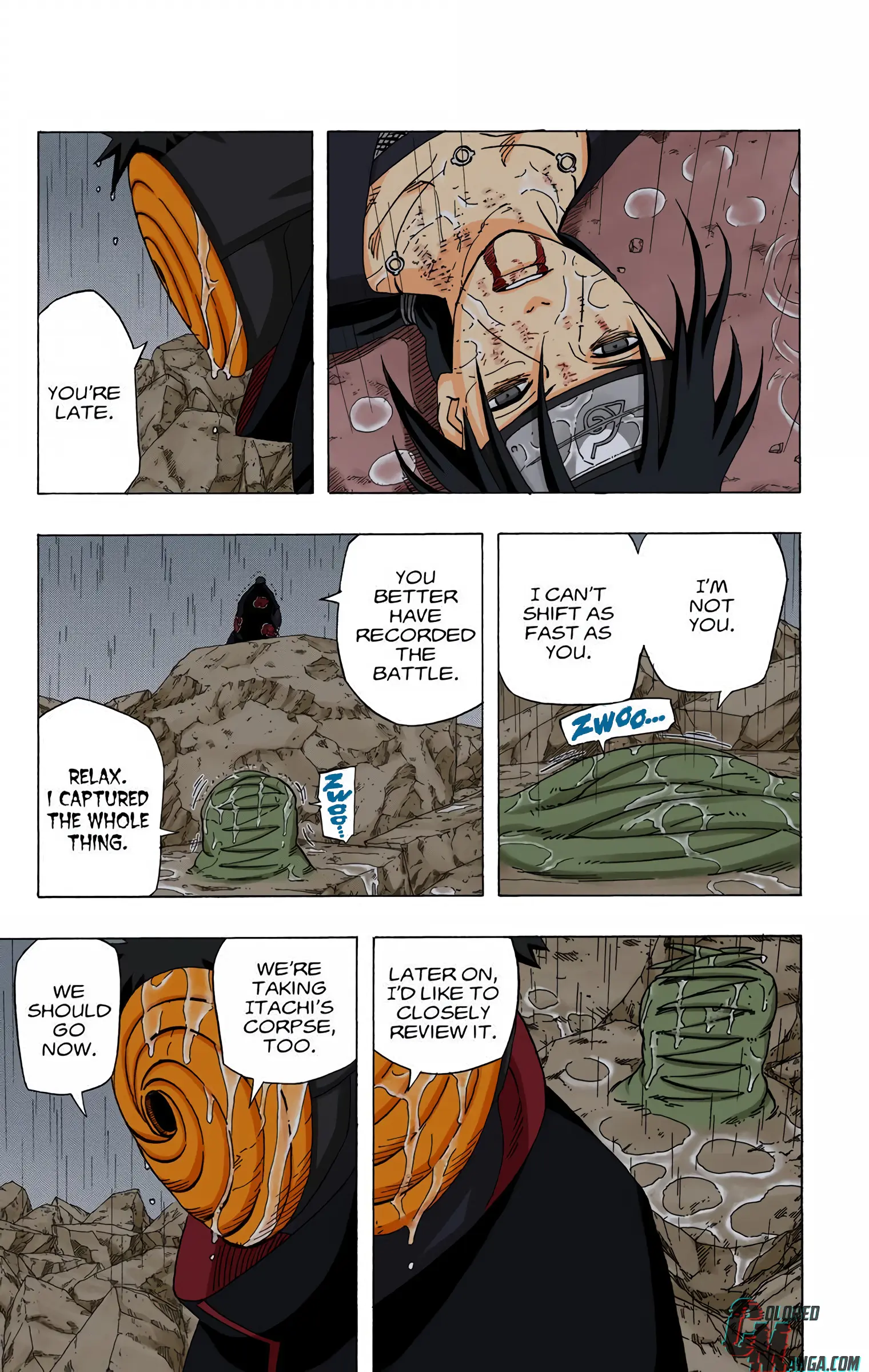 Naruto Colored Manga Online, chapter 396, page 7