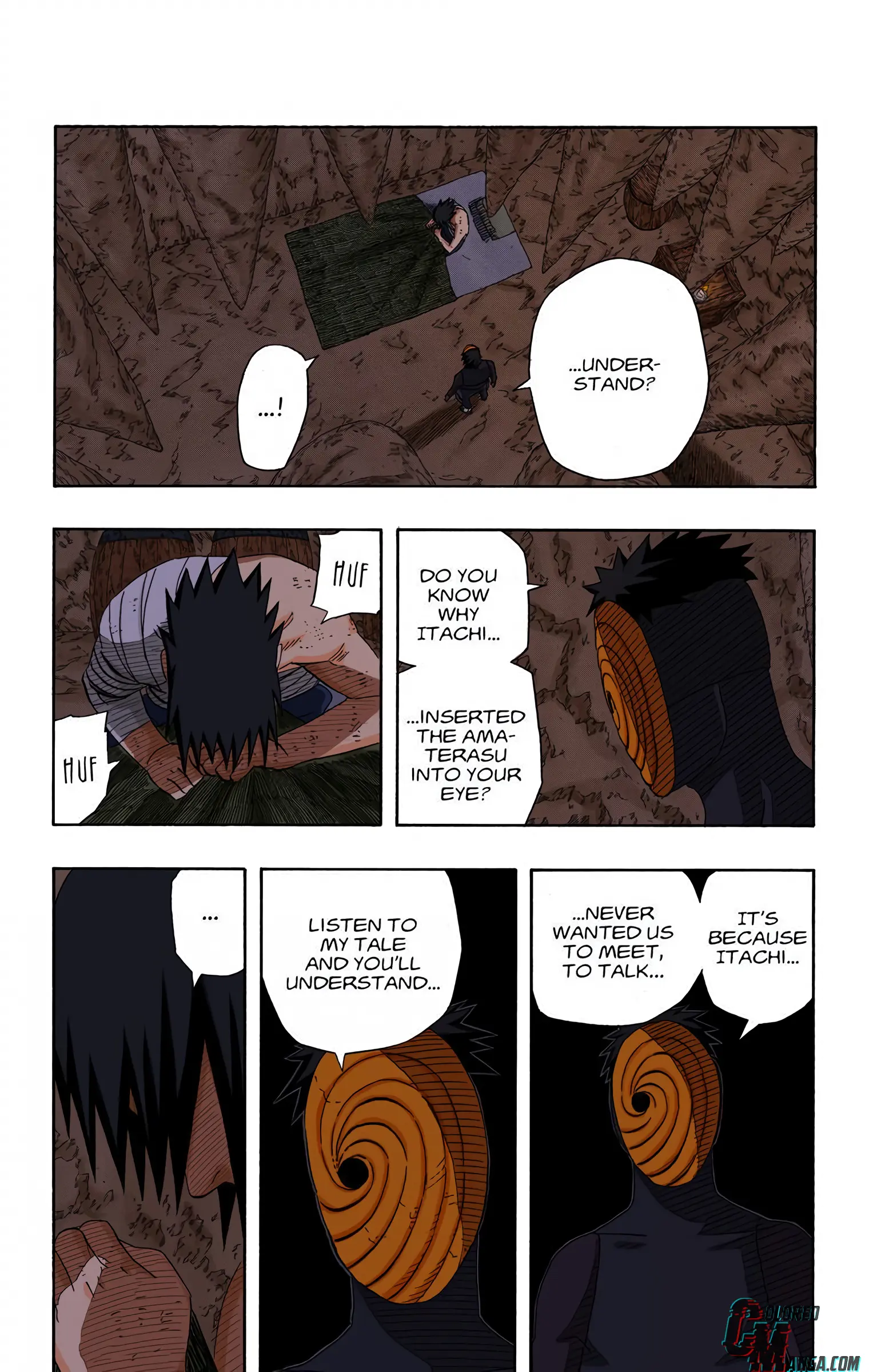 Naruto Colored Manga Online, chapter 398, page 3