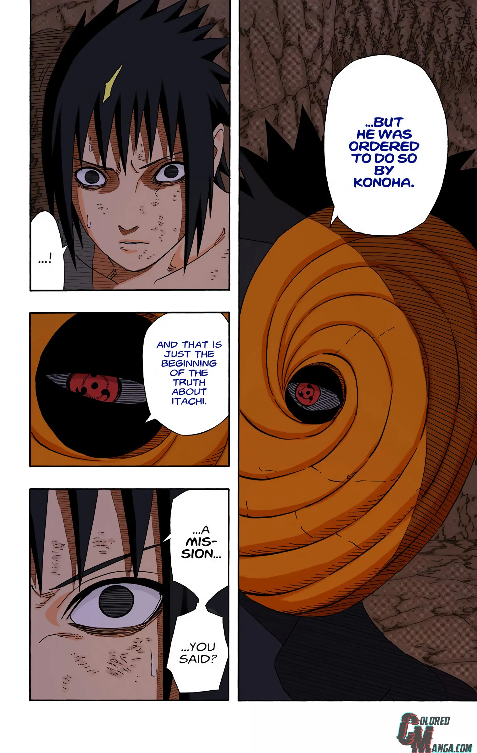 Naruto Colored Manga Online, chapter 398, page 12
