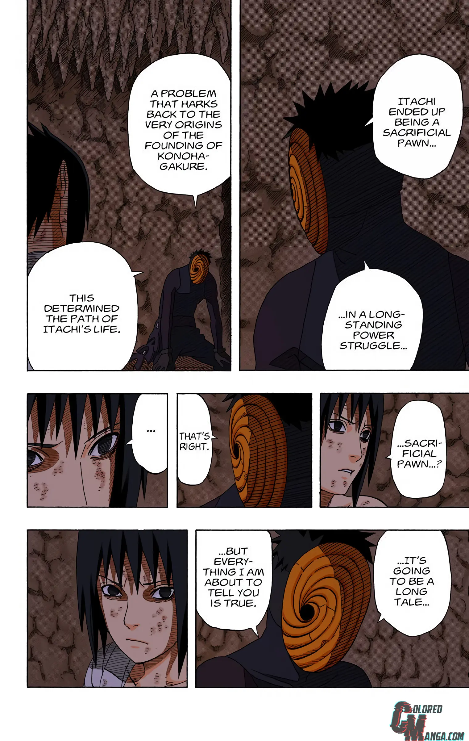 Naruto Colored Manga Online, chapter 398, page 14