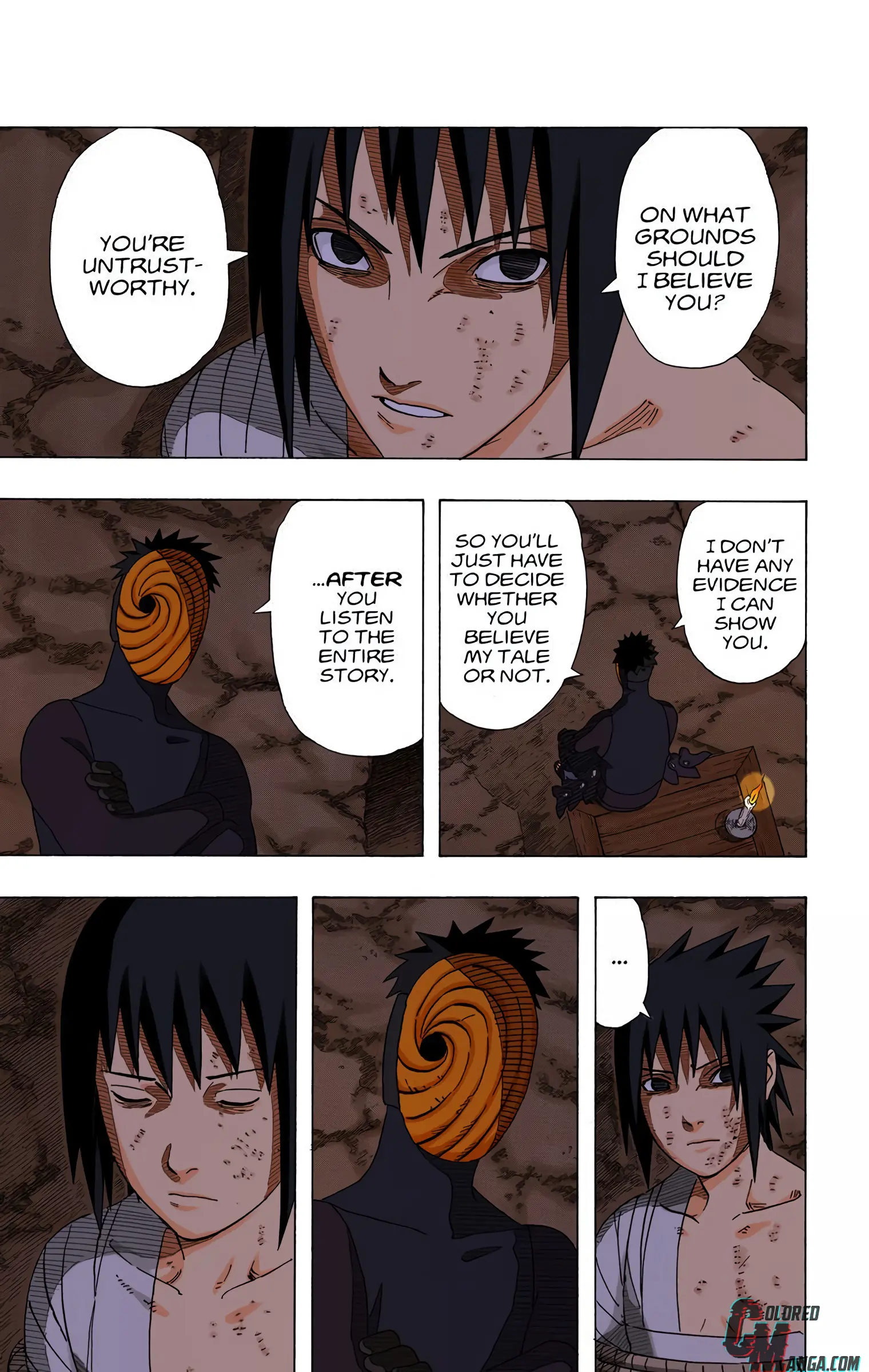 Naruto Colored Manga Online, chapter 398, page 15