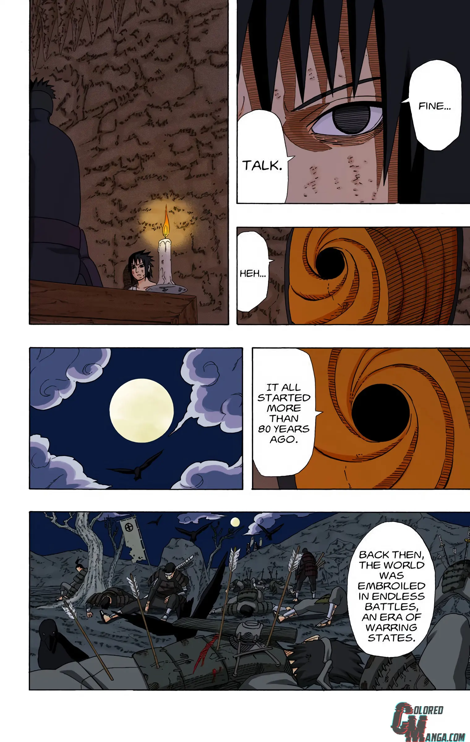 Naruto Colored Manga Online, chapter 398, page 16