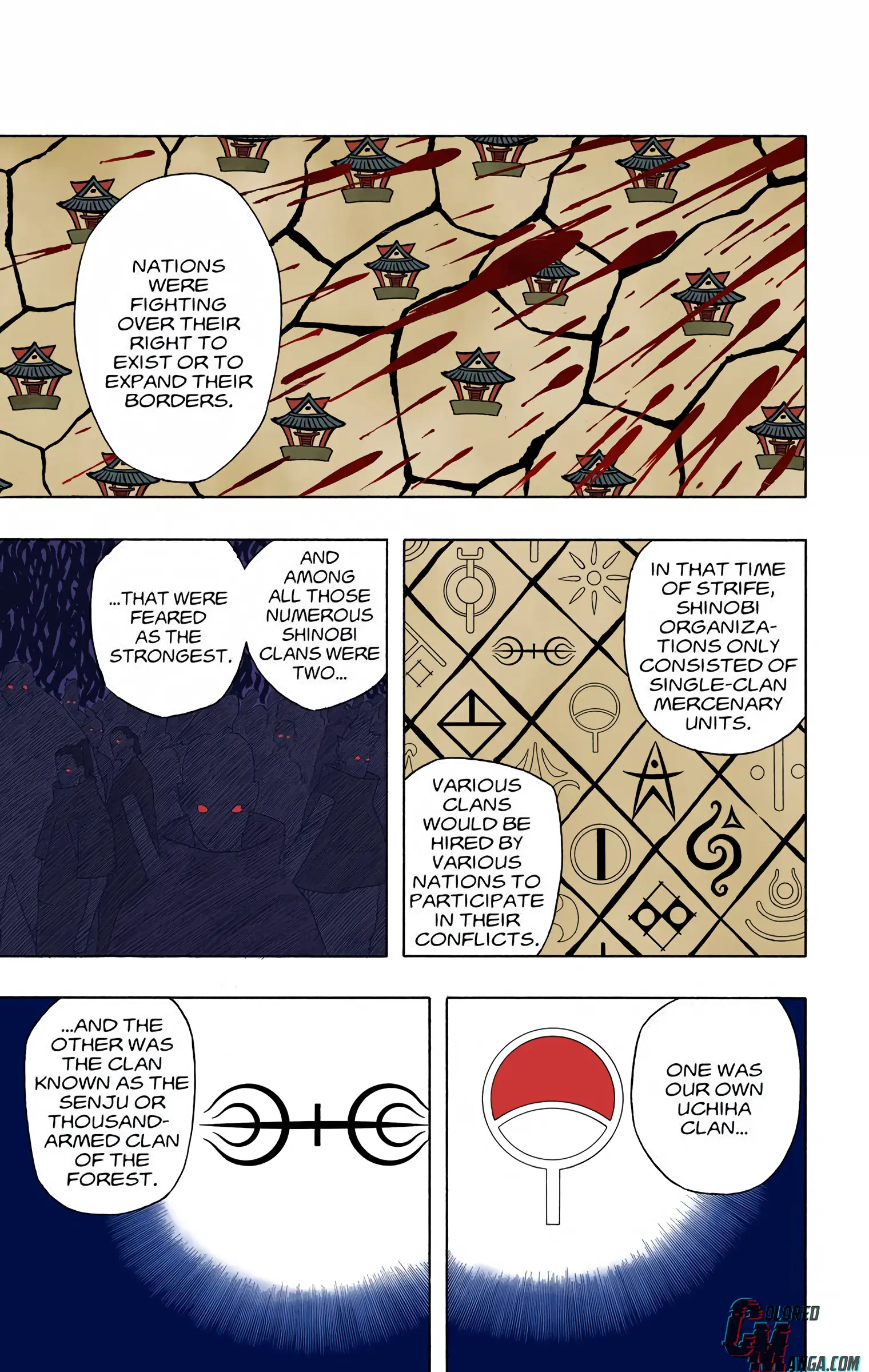 Naruto Colored Manga Online, chapter 398, page 17