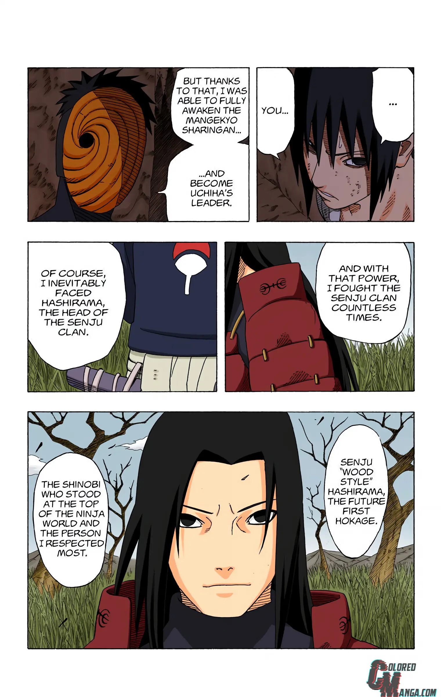 Naruto Colored Manga Online, chapter 398, page 19