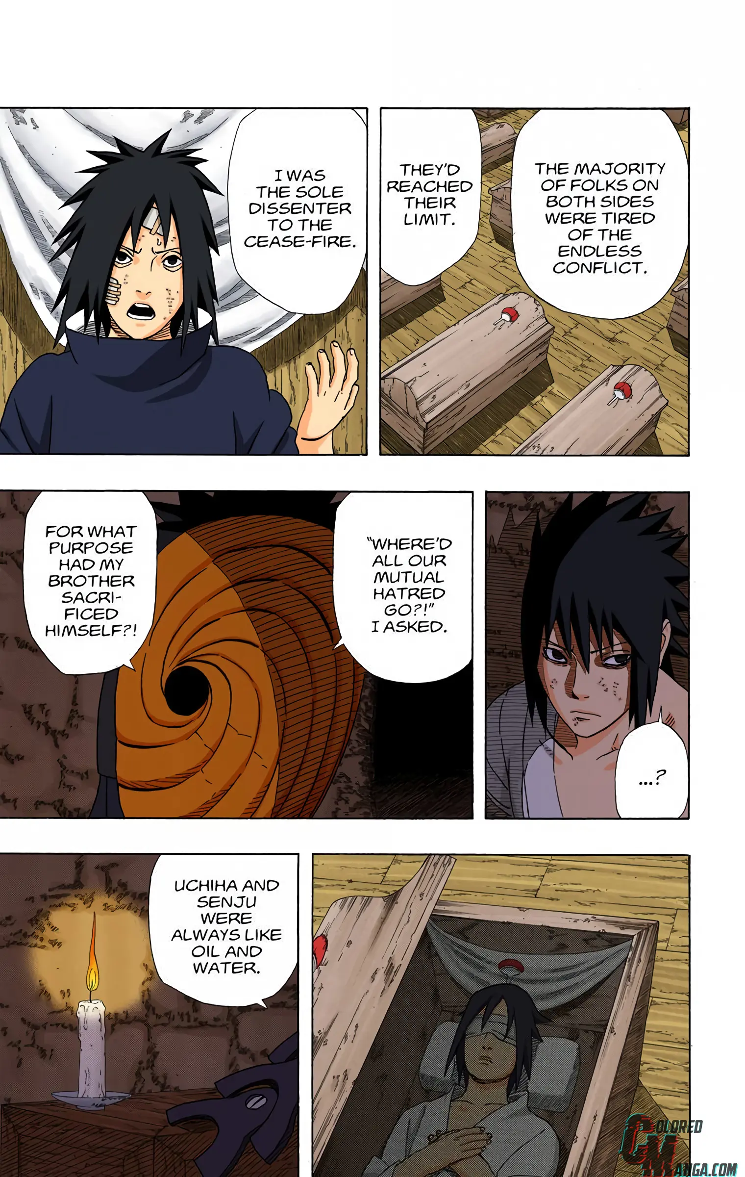 Naruto Colored Manga Online, chapter 399, page 5
