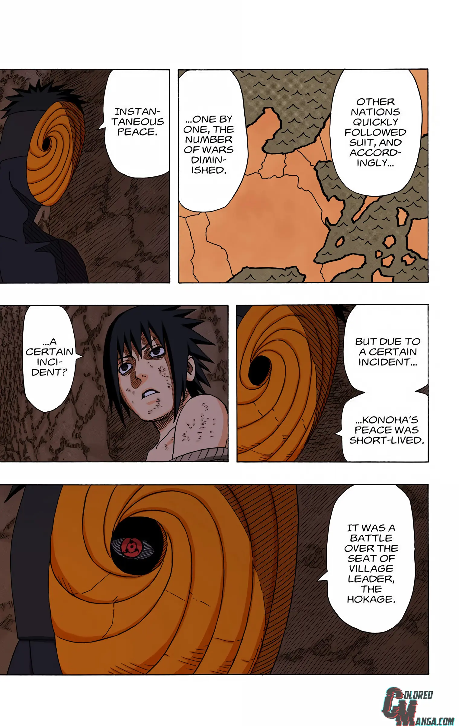Naruto Colored Manga Online, chapter 399, page 7