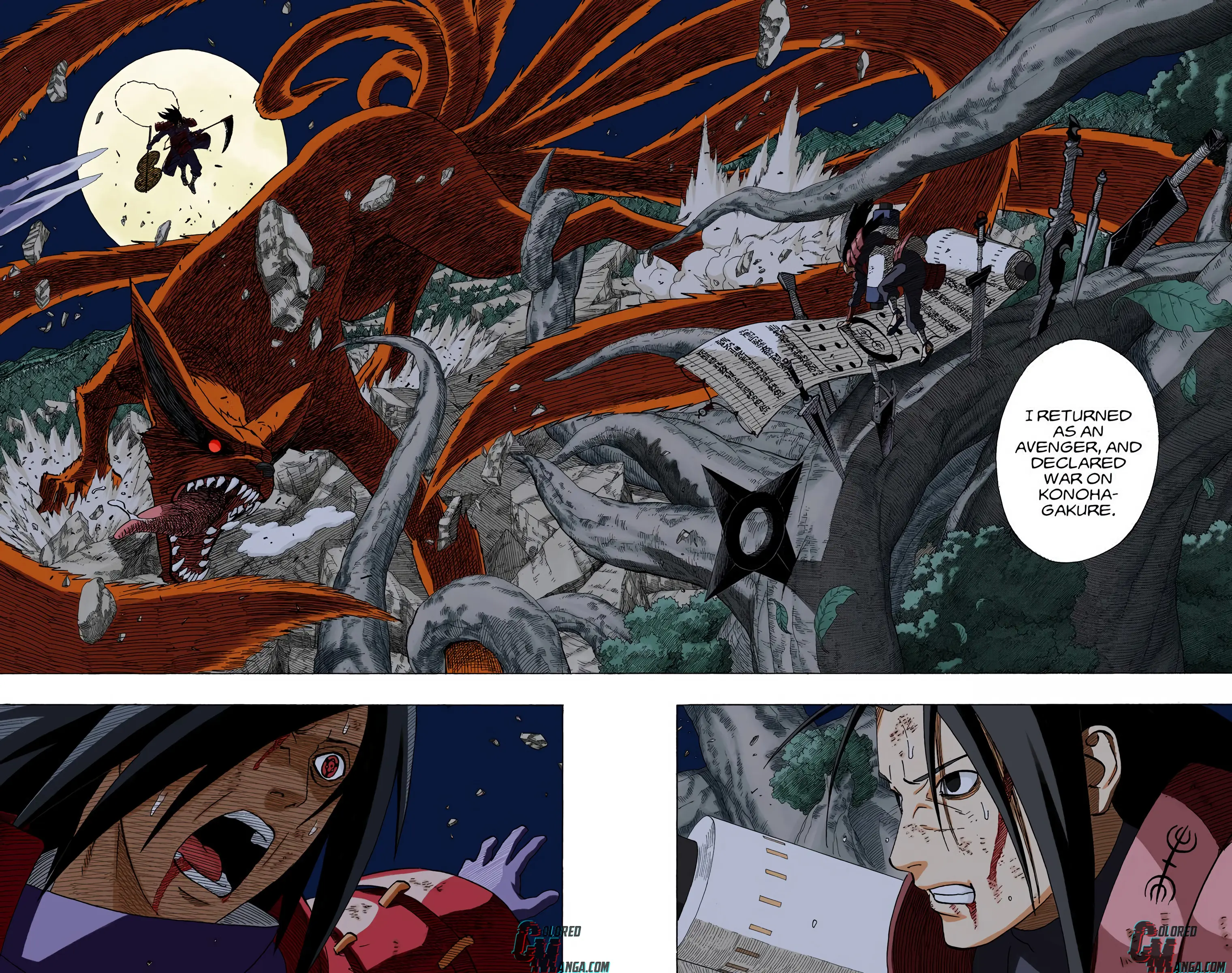 Naruto Colored Manga Online, chapter 399, page 10